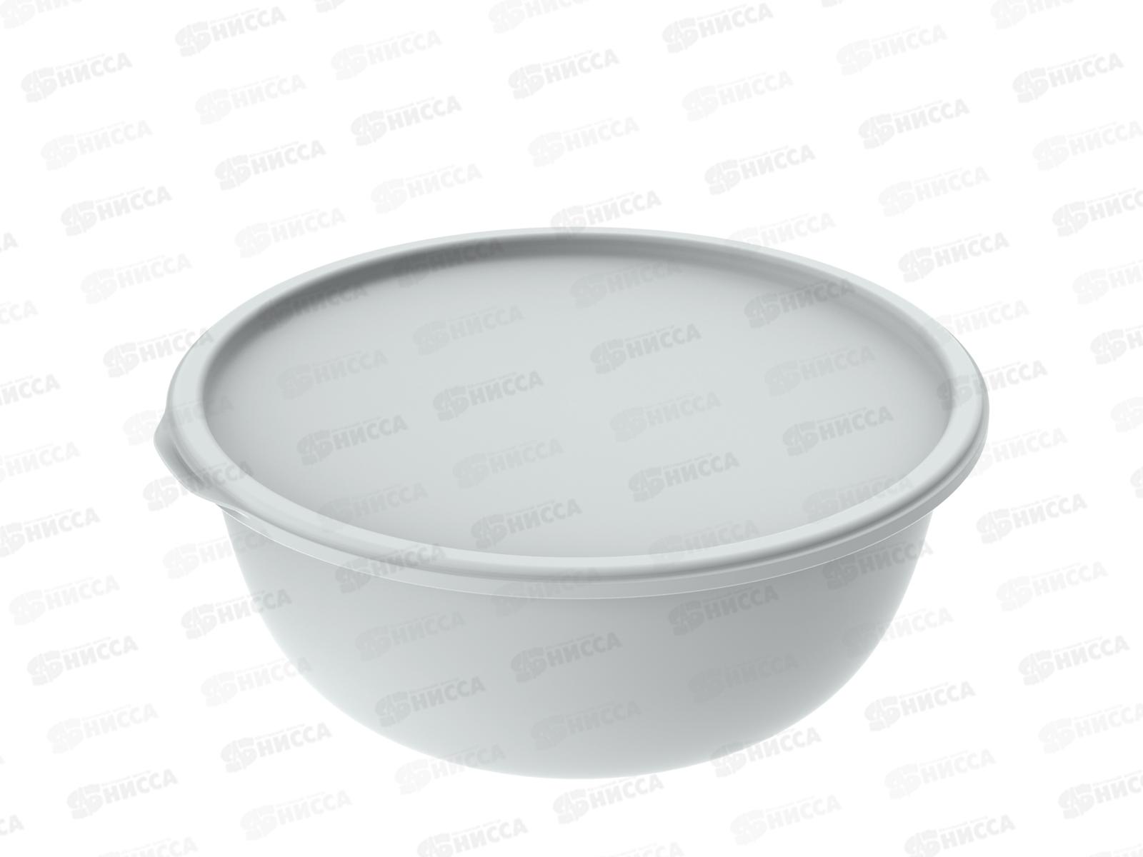 Миска 3,7л с крышкой "Шарм" (серый) АП 577  *60