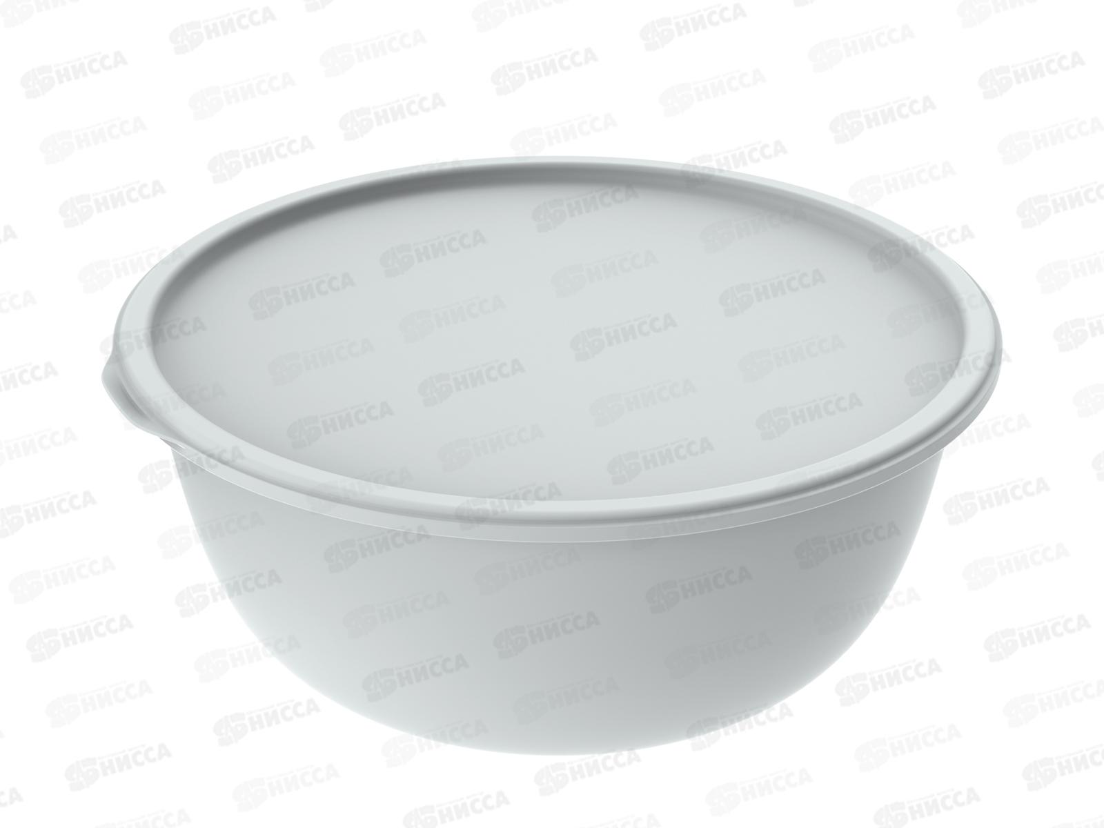 Миска 5,6л с крышкой "Шарм" (серый) АП 578  *50