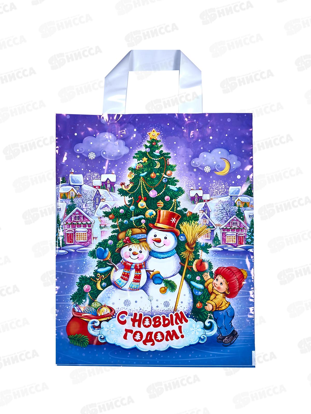 Пак. сумка НГ 28*35 Потеха *25/500