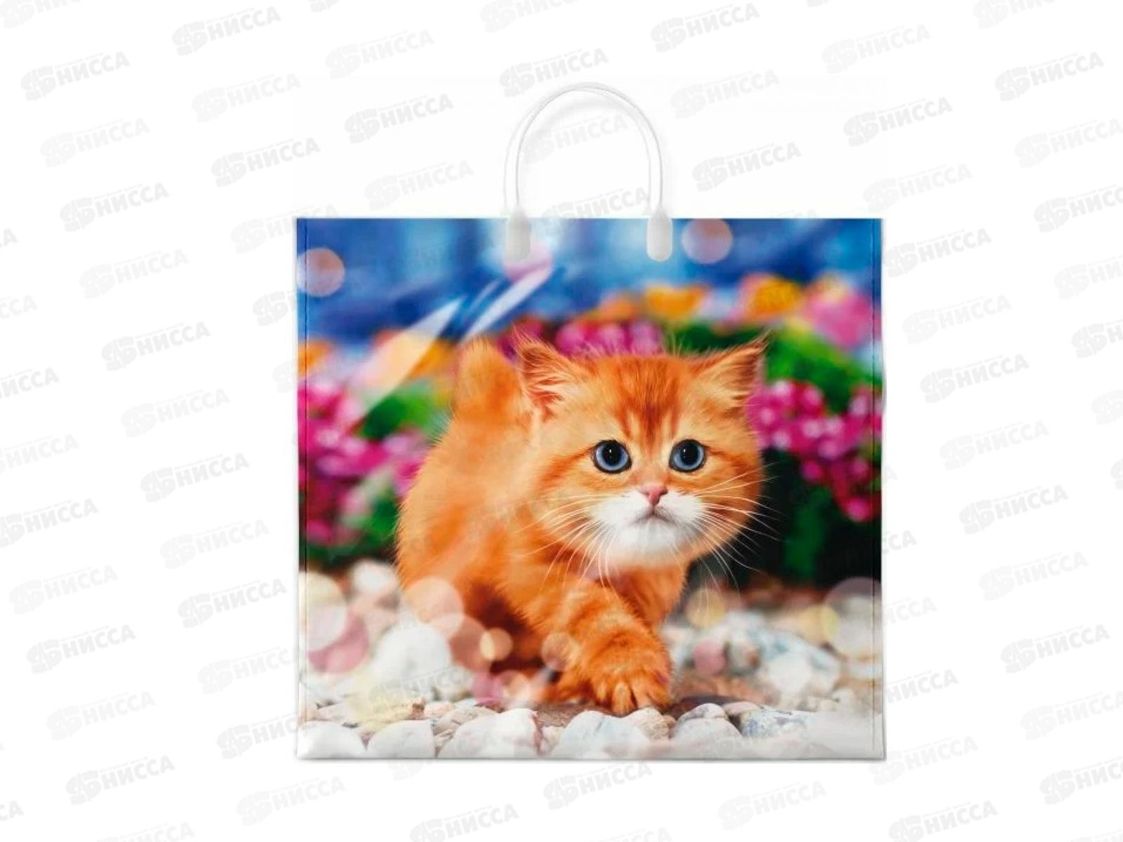 Пакет с пласт руч 38*35 Пушок *10/100