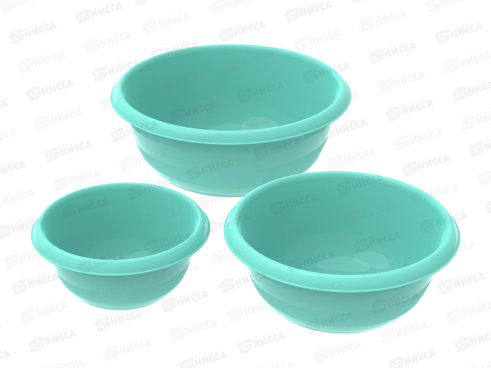 Набор мисок №4 (3шт), АП 193  (1,3л, 2,7л, 5л)  *14