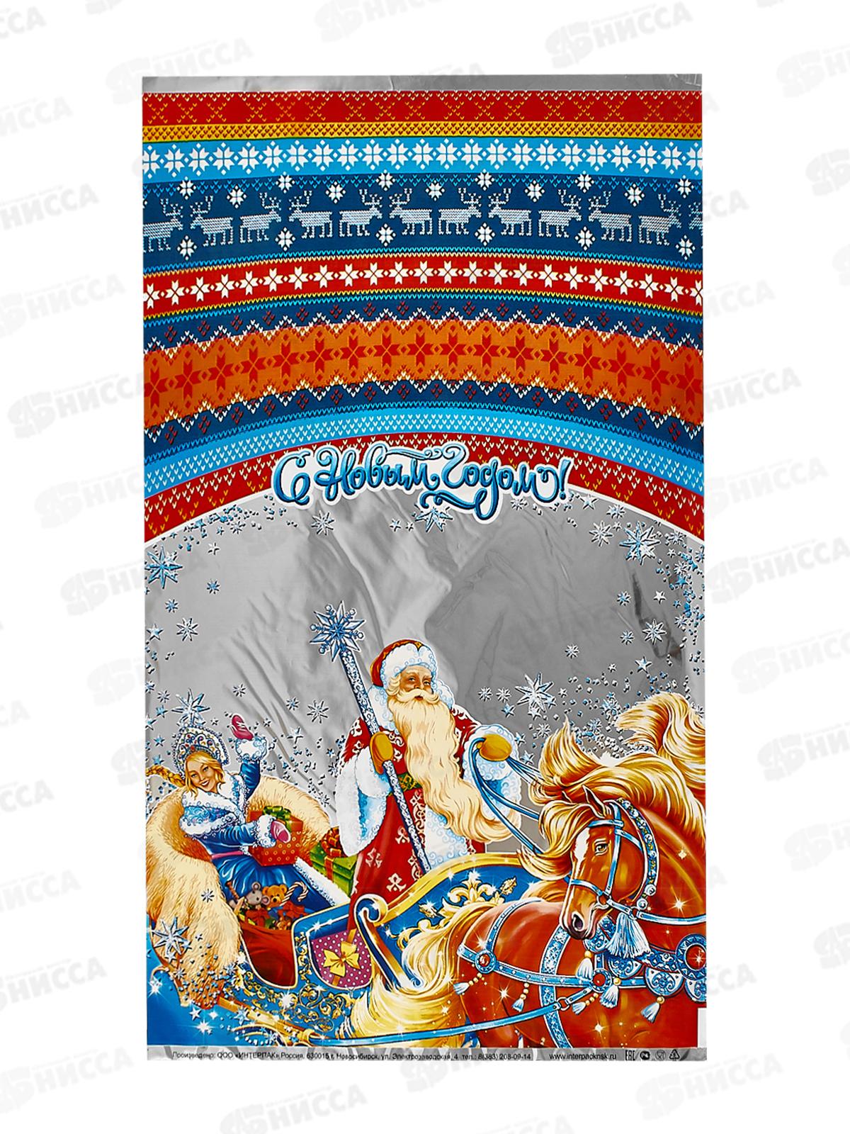 Пакет подарочный 30*50 НГ Снежная тройка *100/2000