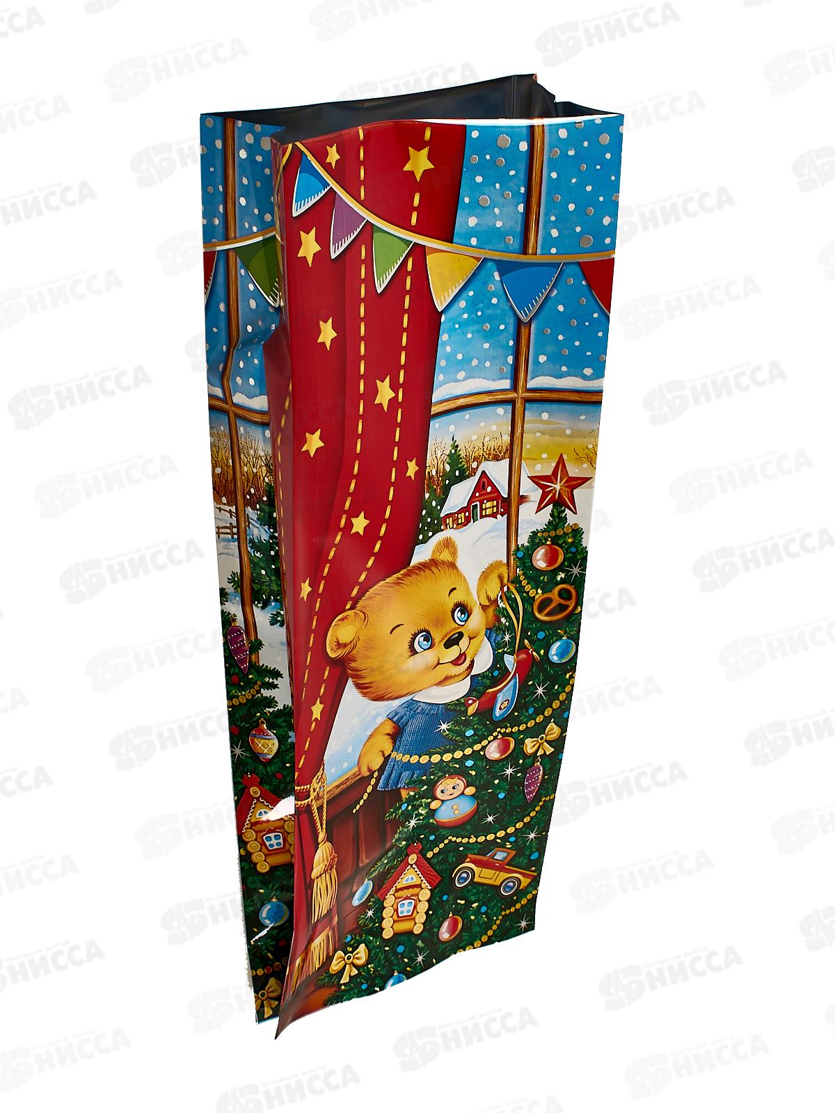 Пакет подарочный (16+2*4)*42/60 мкм Приятные хлопоты непрозр 50/500