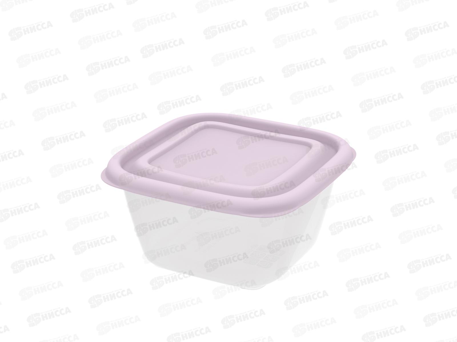 Контейнер для продуктов 0,6л "Прованс" (СВЧ), АП 167 (128х128х67мм)  *50