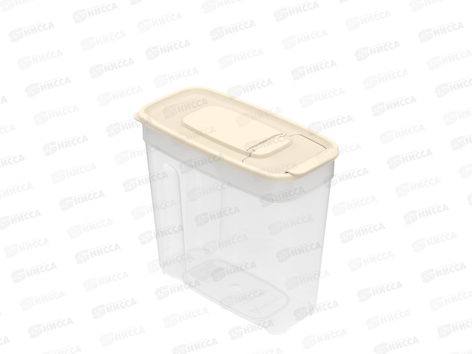 Контейнер для сыпучих продуктов 1,4л, слон. кость, АП 734 (170х85х155мм) *49