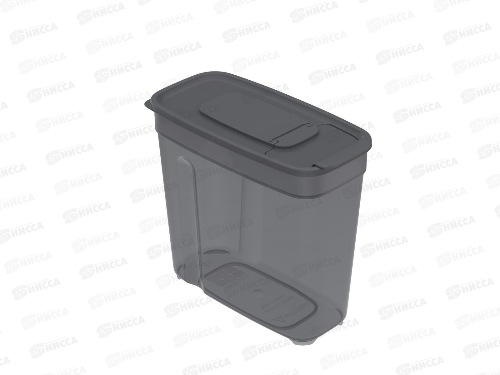 Контейнер для сыпучих продуктов 1,4л, дымчатый, АП 1135 (170х85х155мм) *49