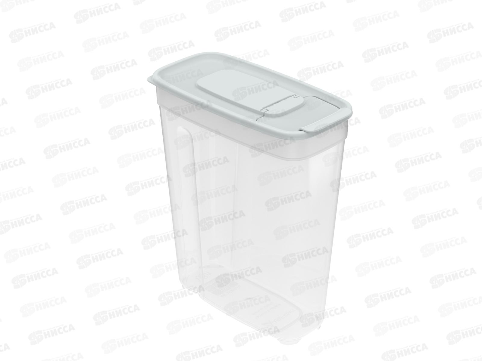 Контейнер для сыпучих продуктов 1,8л, серый, АП 1132 (170х85х205мм) *50