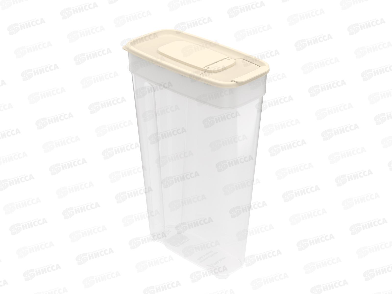 Контейнер для сыпучих продуктов 2,2л, слоновая кость, АП 1026 (170х85х265)  *48