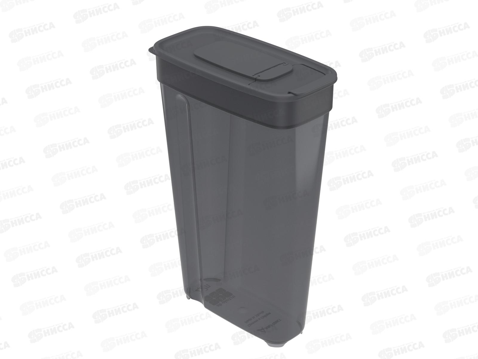 Контейнер для сыпучих продуктов 2,2л, дымчатый, АП 1137 (170х85х265мм)  *48