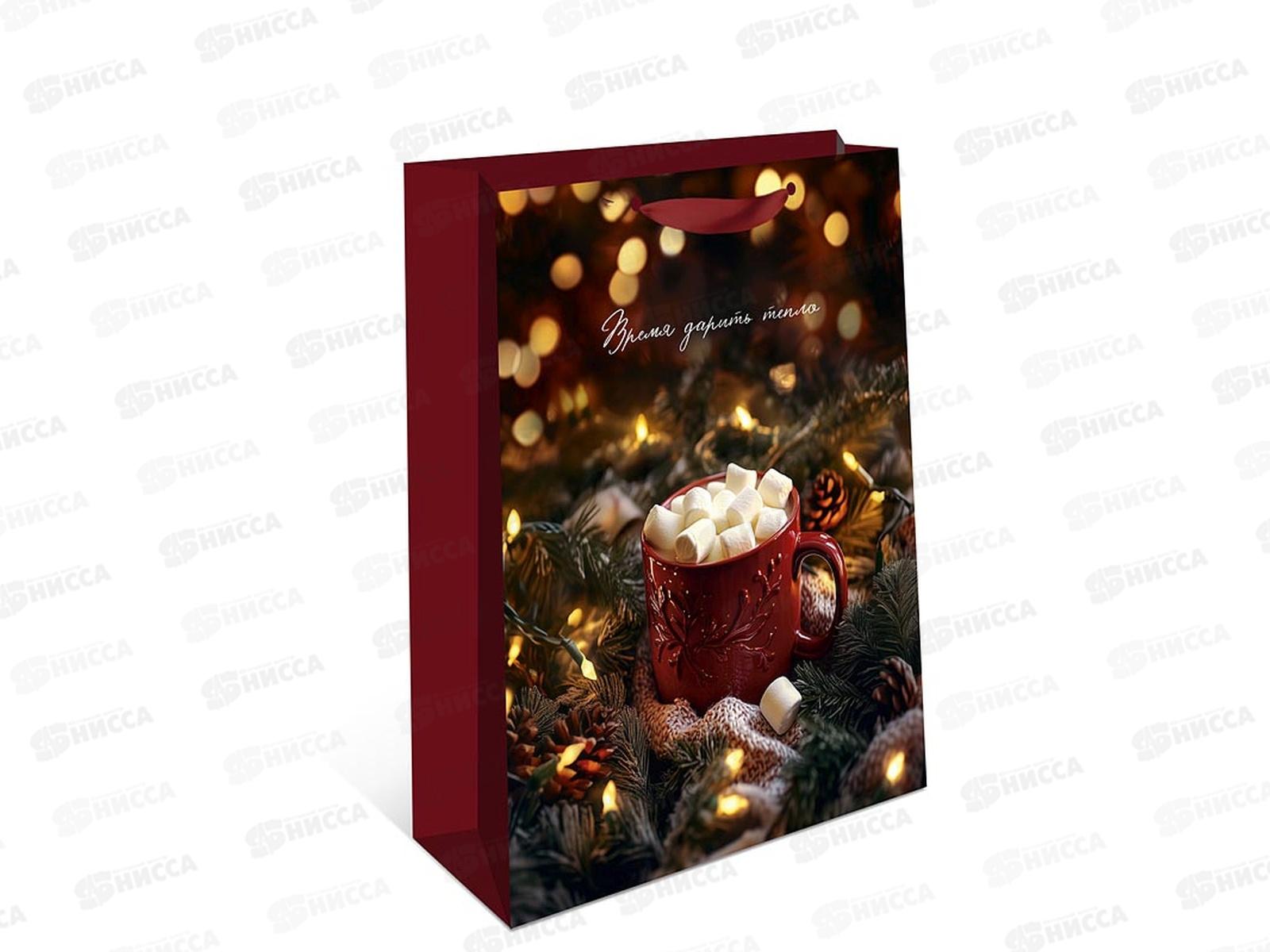 Пакет бум. подарочный стандарт плюс НГ 26*32*12 1310.915