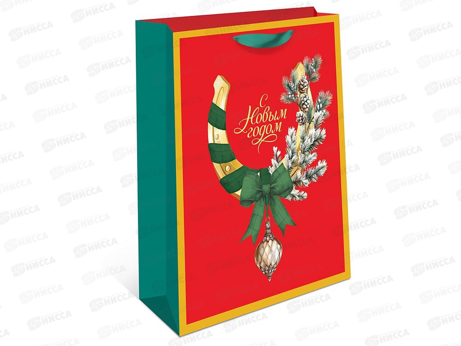 Пакет бум. подарочный стандарт плюс НГ 18*22,3*10 1312.950