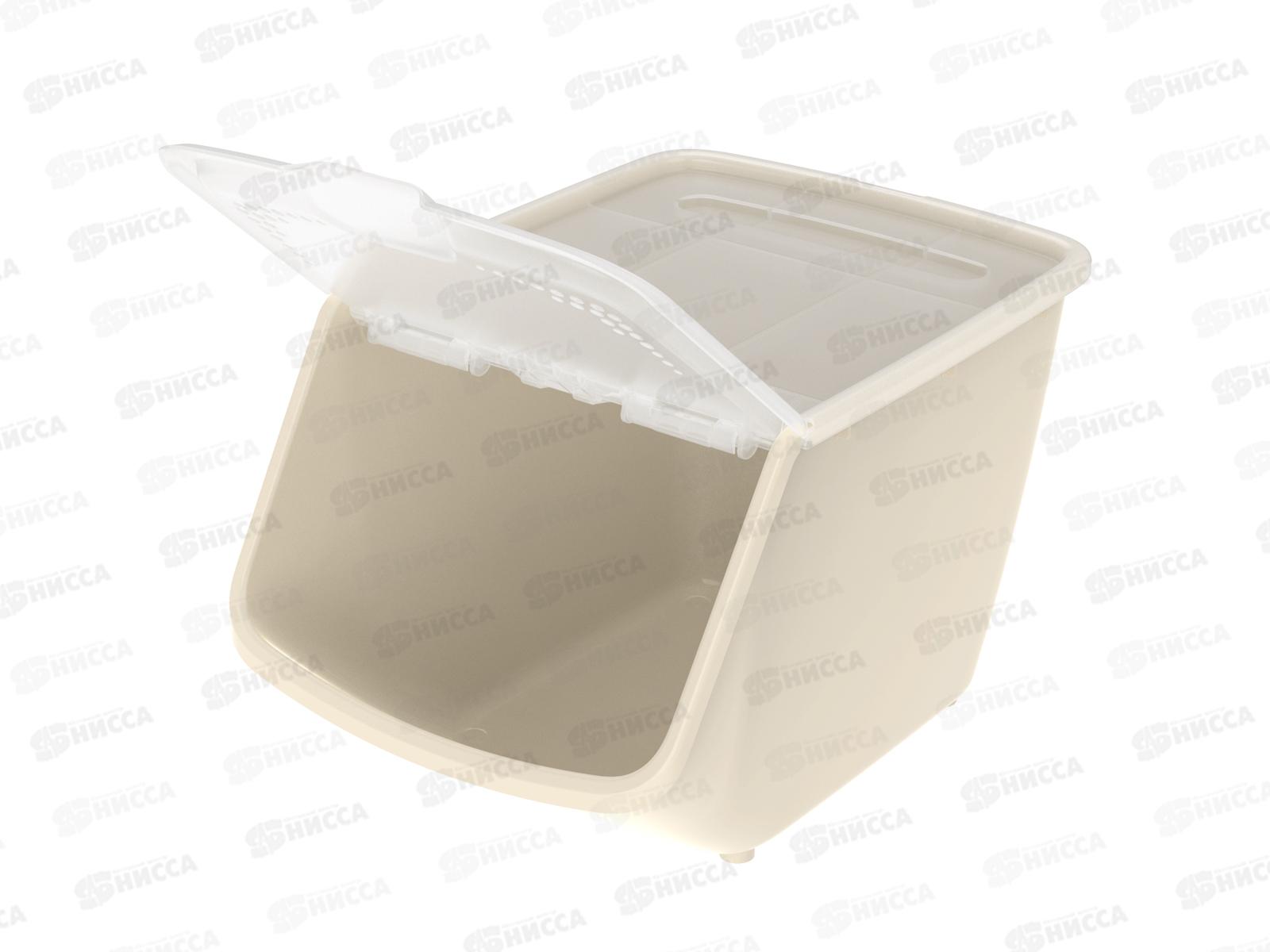 Контейнер универс. с крышкой 10,5л слон. кость, АП 770 (337х238х217мм)