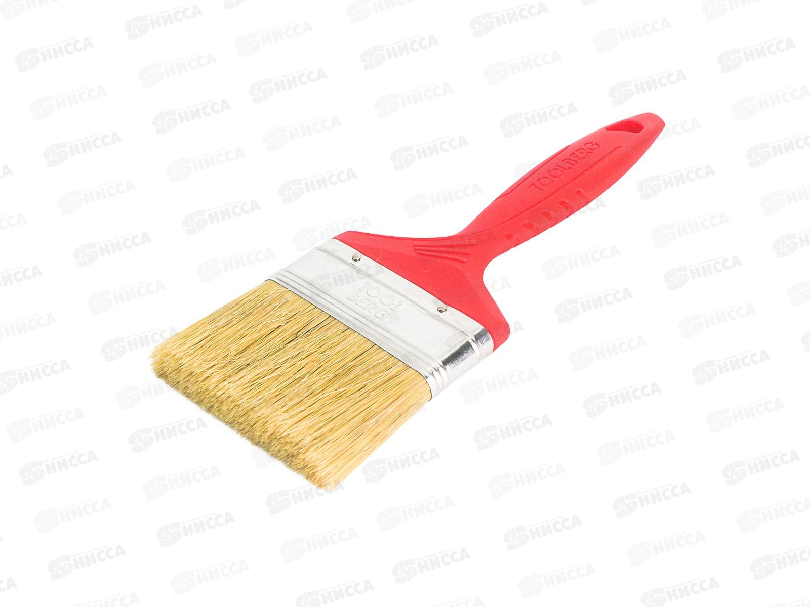 Кисть плоская &quotКлассик-Стандарт&quot нат.щет плас.ручка 75мм  0111125 *12