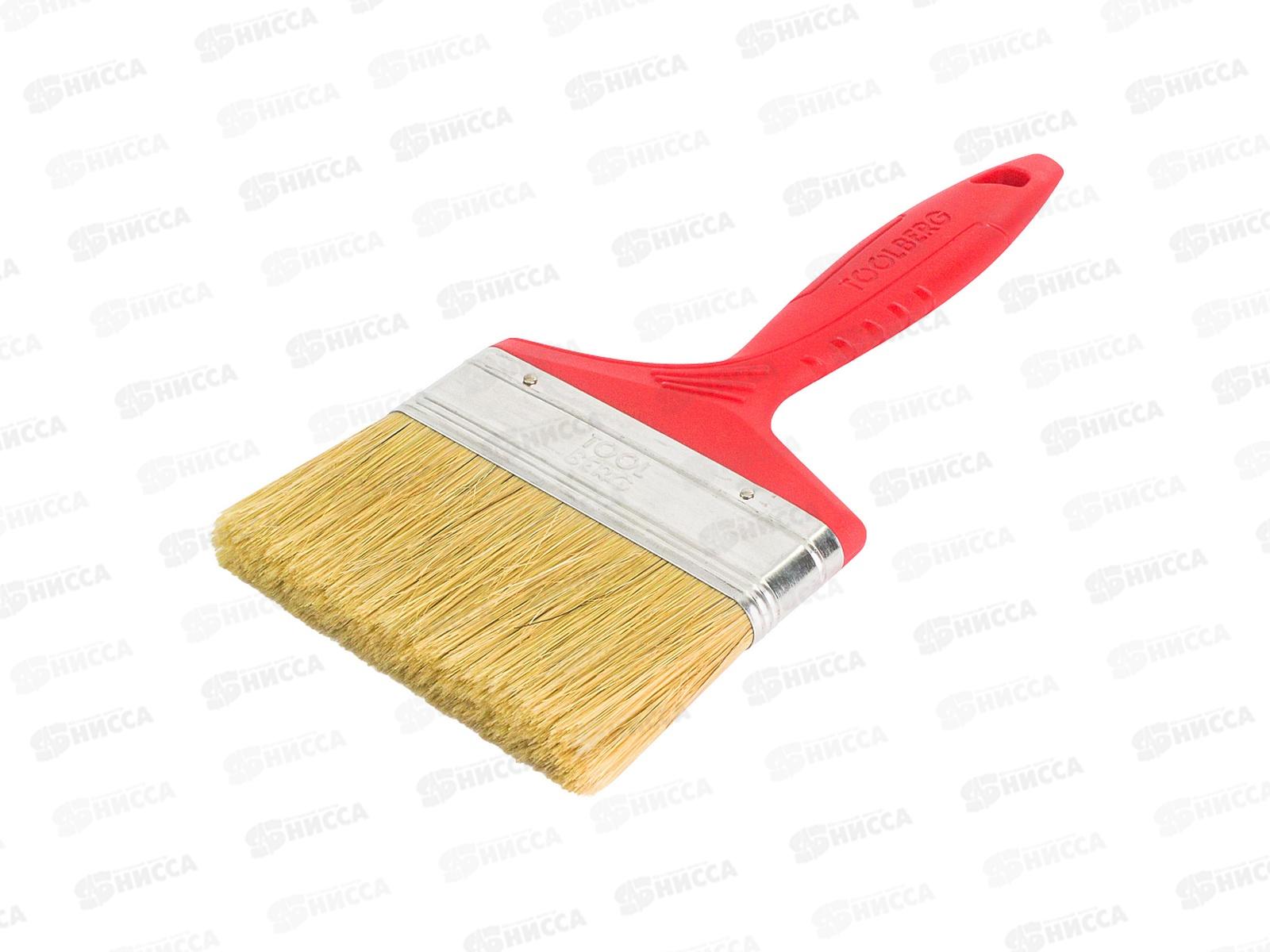 Кисть плоская "Классик-Стандарт" нат.щет плас.ручка 100мм  0111126 *12