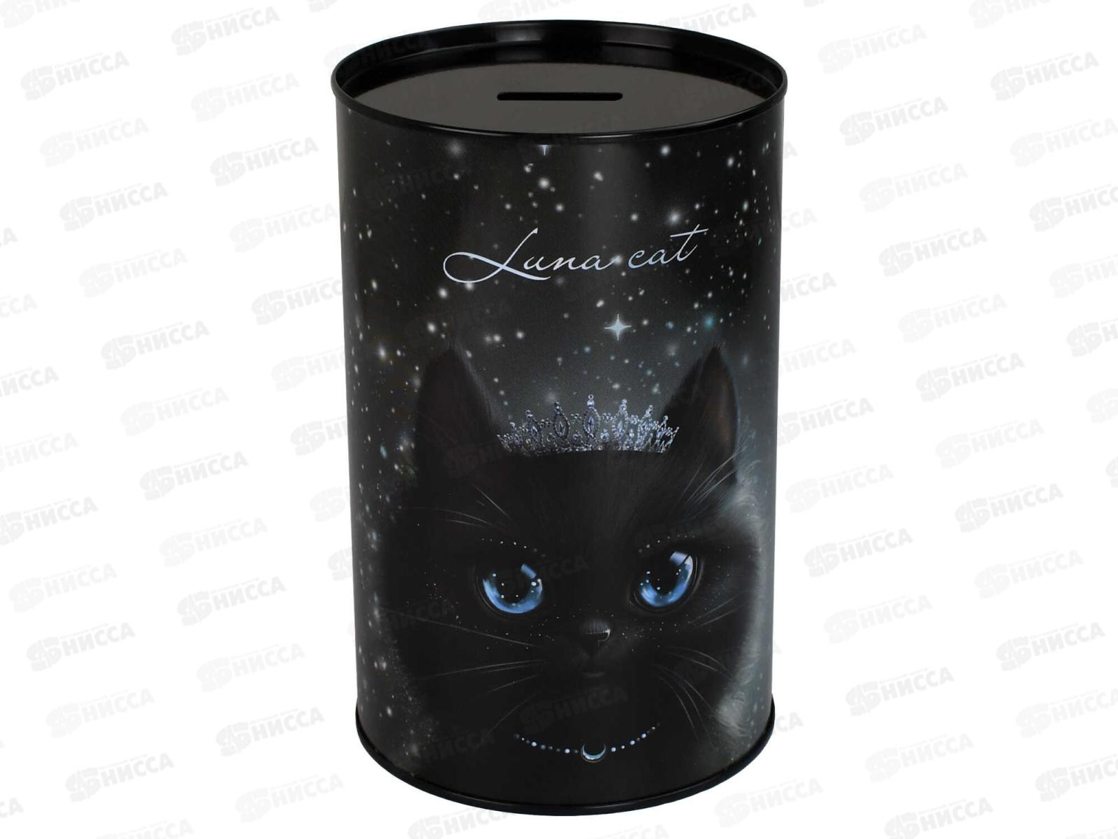 Копилка ФЕН Принцесса луна, металл, 1отд. черный 69376 *12