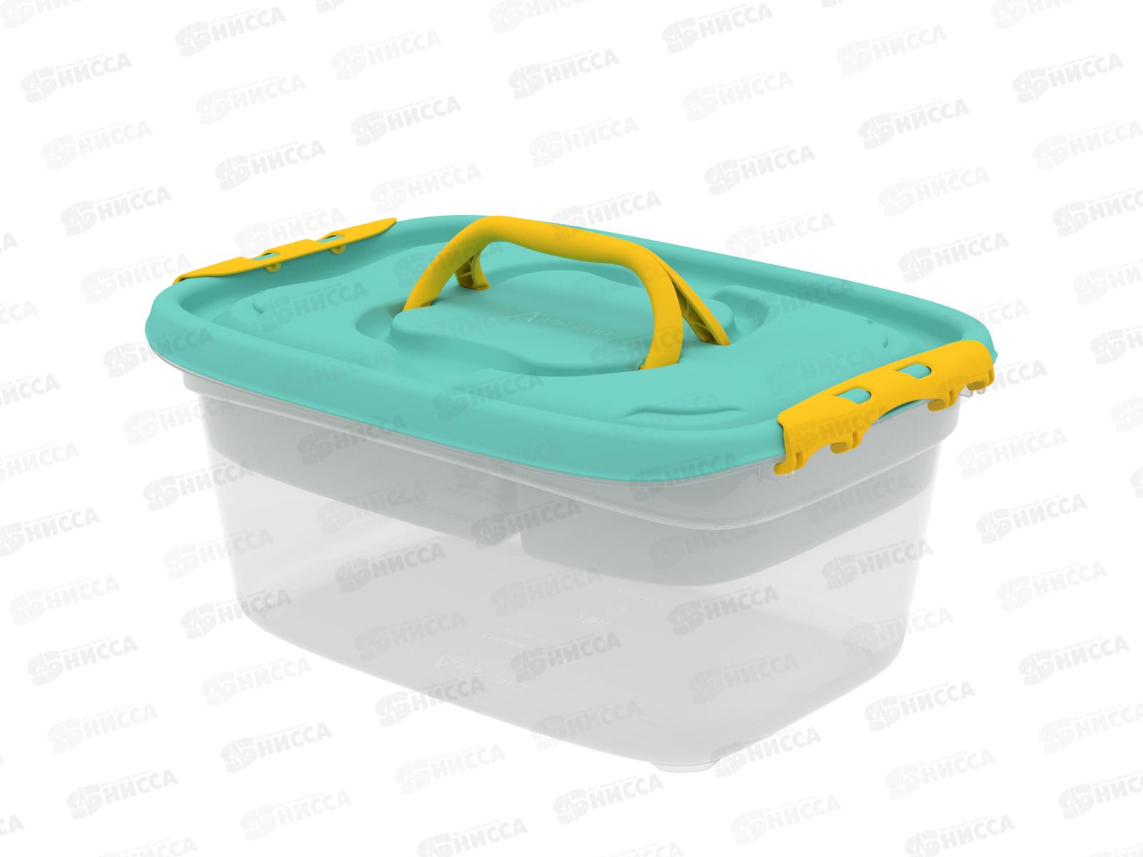 Унибокс с вкладышем 20л прозрачный (468х342х211мм), АП 431