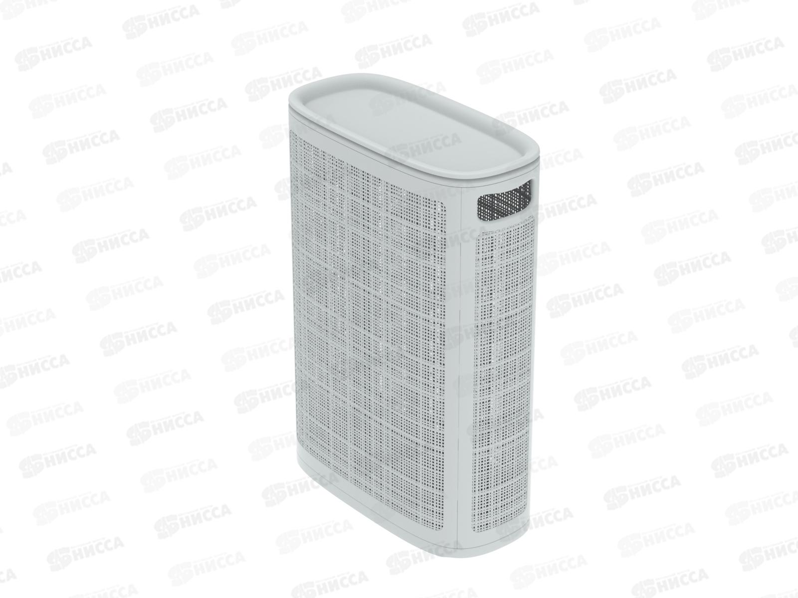 Корзина плетёная для белья "Лён" 45л, серый, АП 1067 (430х200х600)