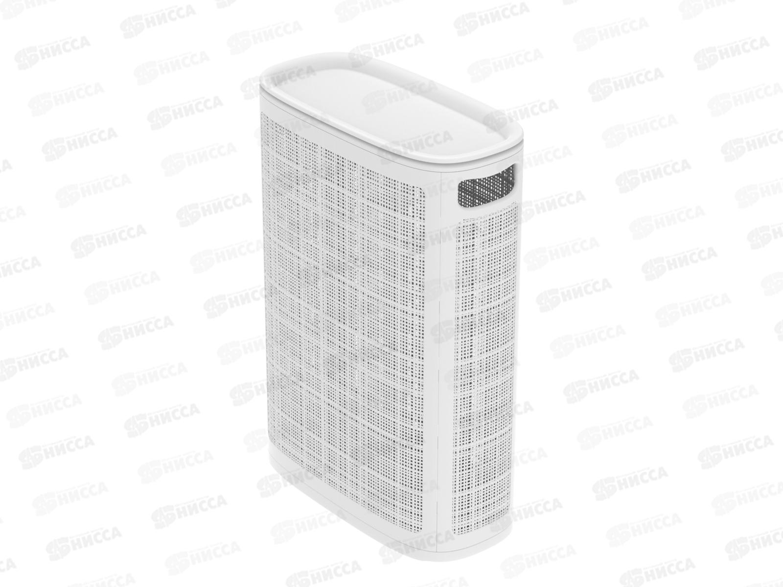 Корзина плетёная для белья "Лён" 60л, белый, АП 1069 (430х200х800мм)