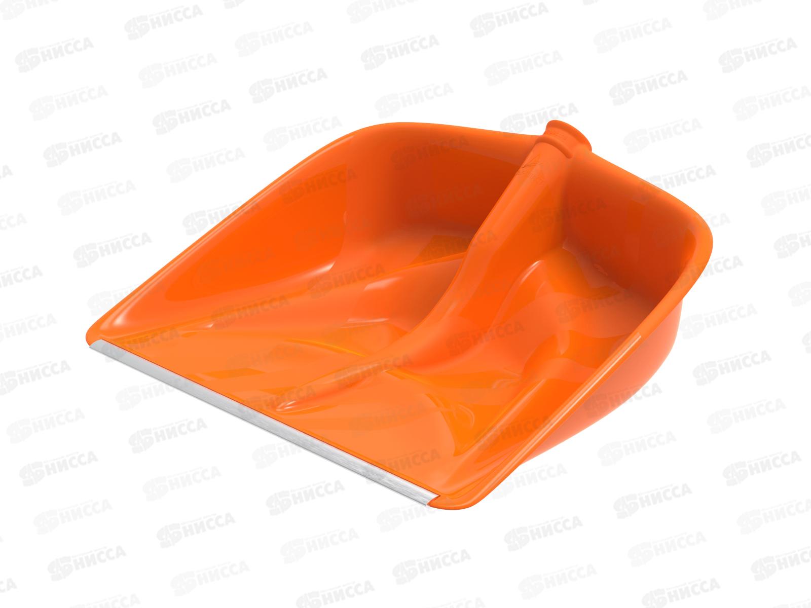 Лопата снеговая с металлической планкой &quotАльфа Премиум&quot 460х420мм, АП 1086  *15