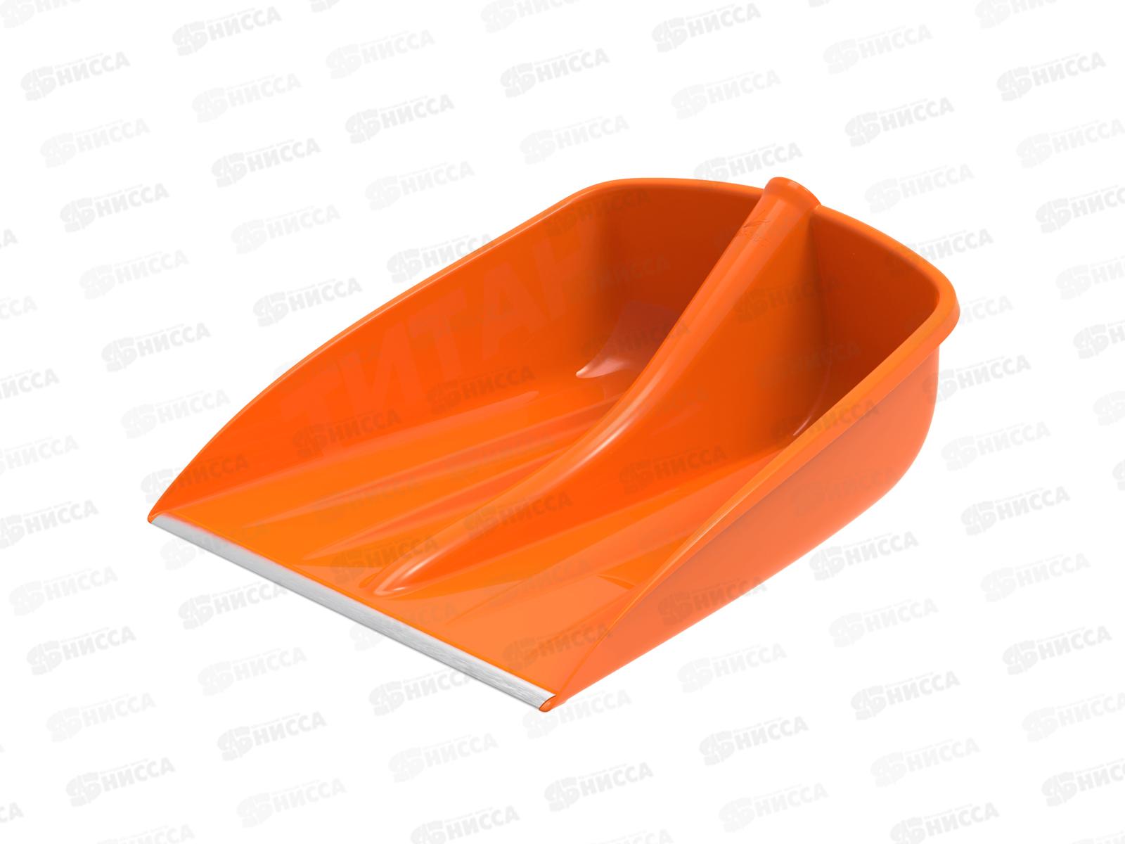 Лопата снеговая с мет. планкой &quotТитан Премиум&quot 470х360мм, АП 1087  *15