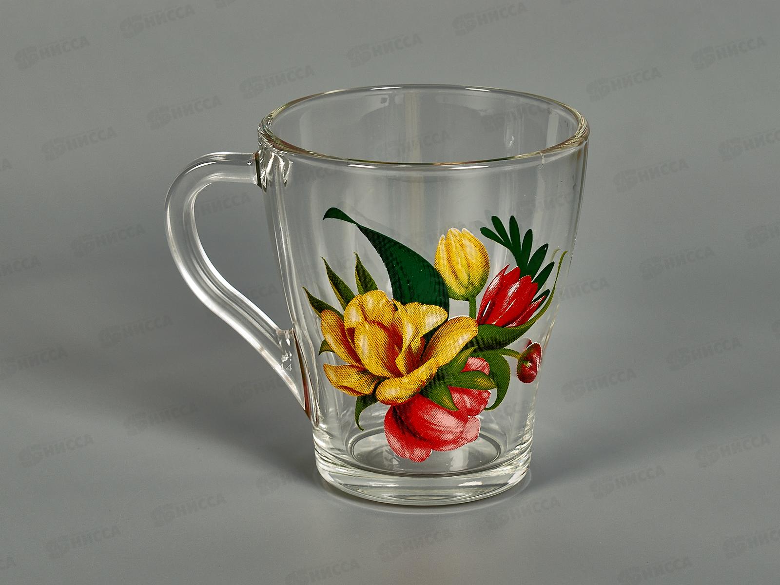 Кружка д/чая 250мл Грация Райские цветы 1649 *20