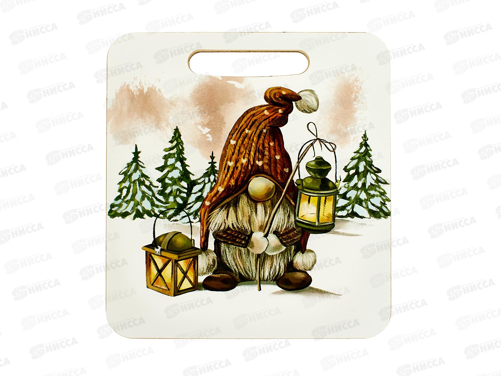 Доска разделочная  дерево малая НГ Гном Л-59 *50