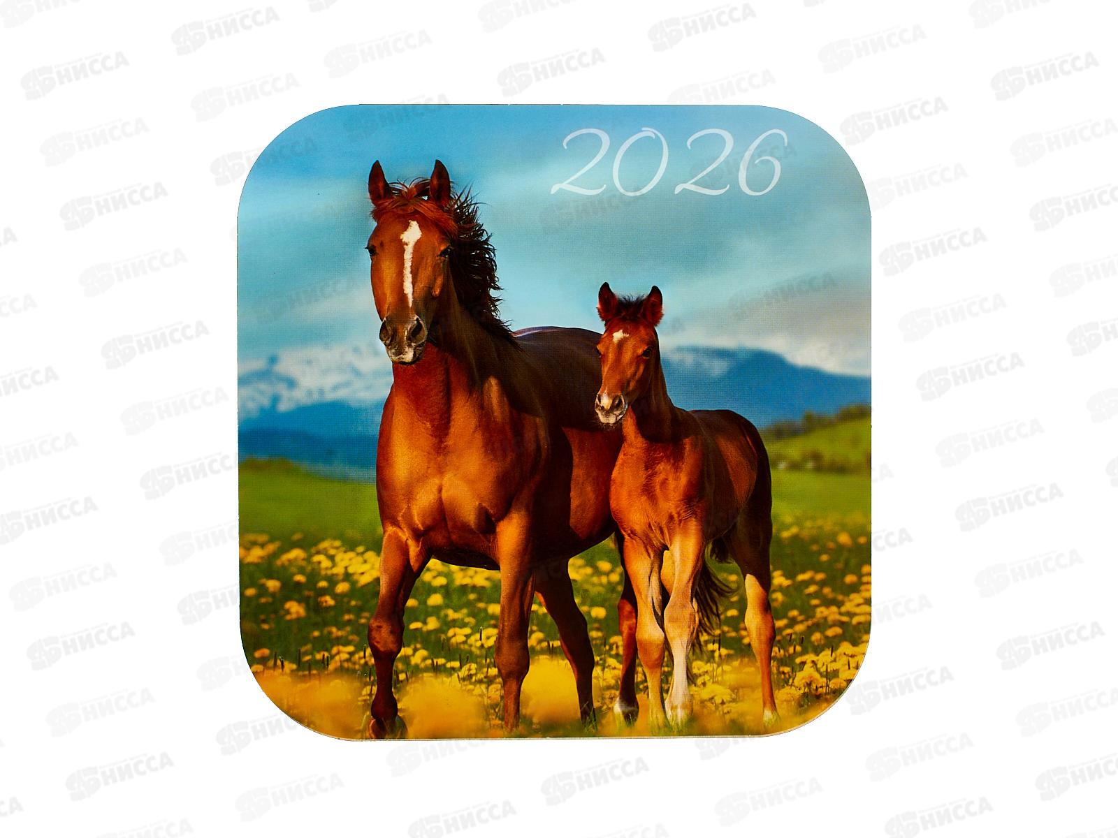 Подставка  п/горячее дерево 18*18см Лошадь С-129