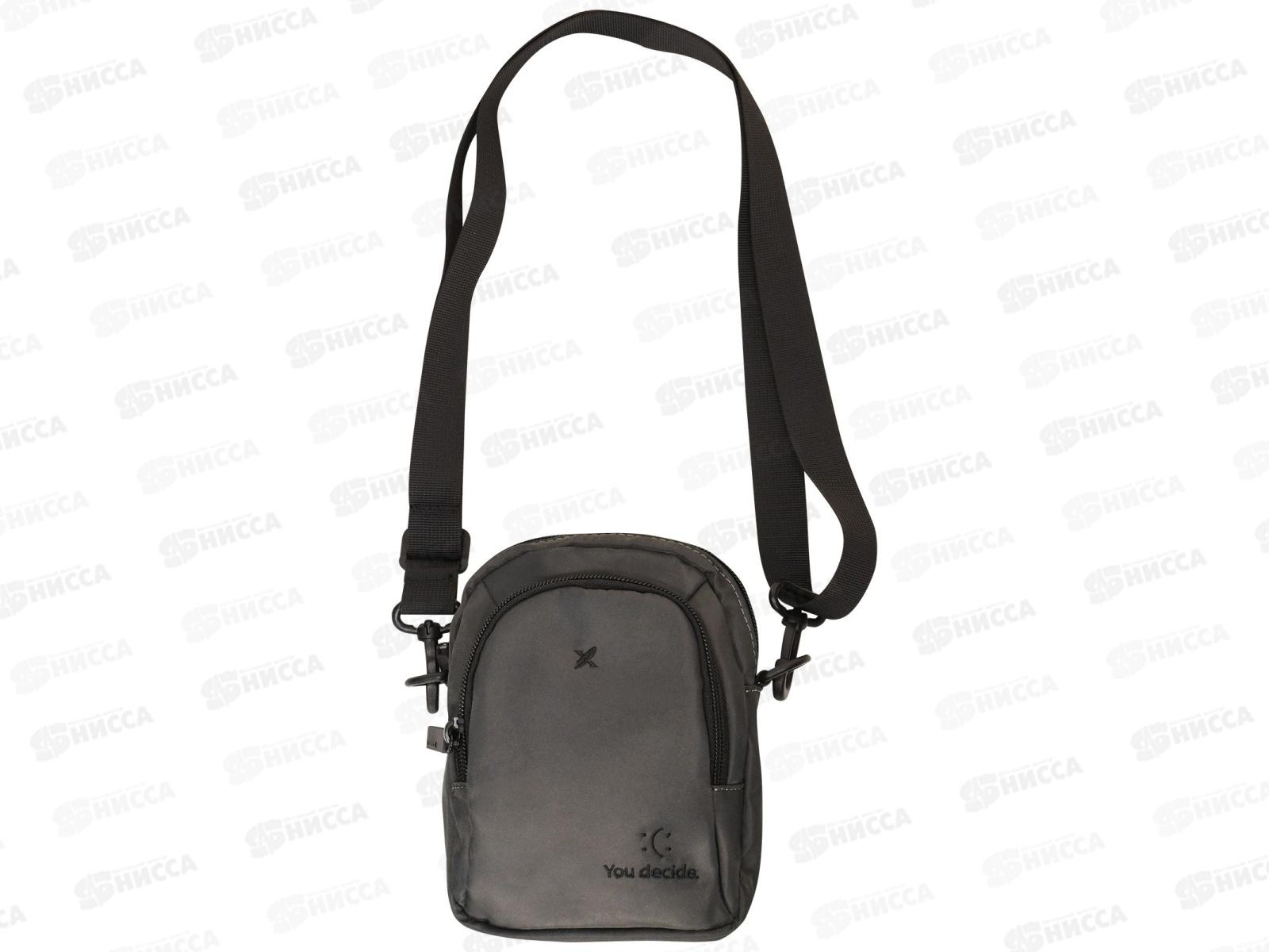 Сумка кросс-боди LOREX CBSYD 14*18*5 серый LXCBSQ-YD