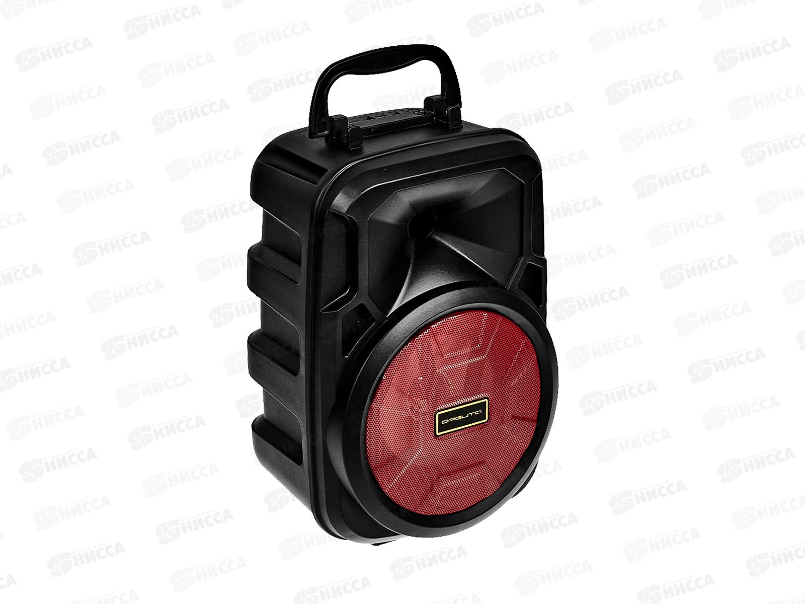 Колонка портативная OT-SPB110 красный (3Вт, TWS/USB/FM/TF/AUX)