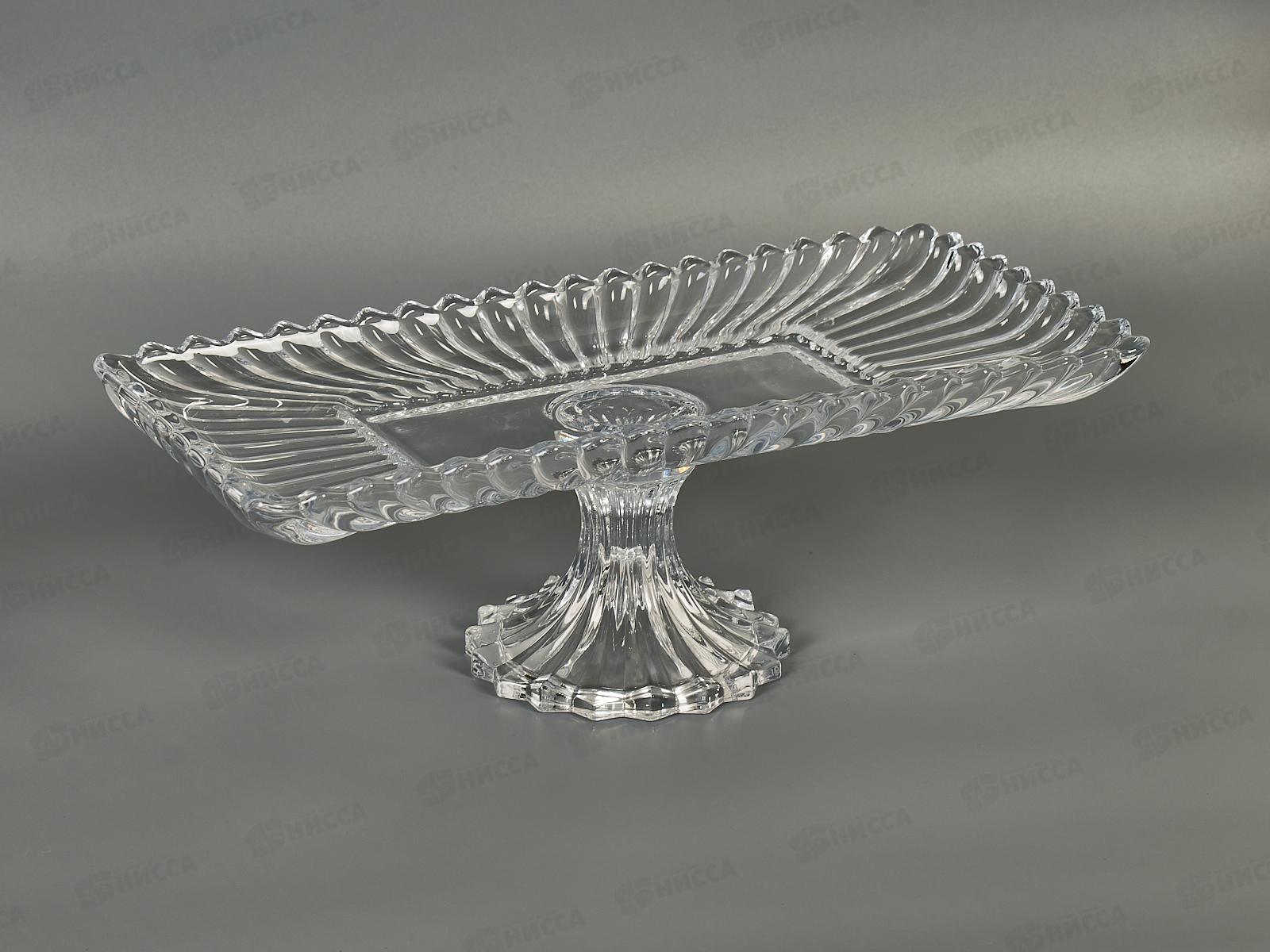 Блюдо сервировочное на ножке YJ-7025-7 33*19,5*12,5см 285534