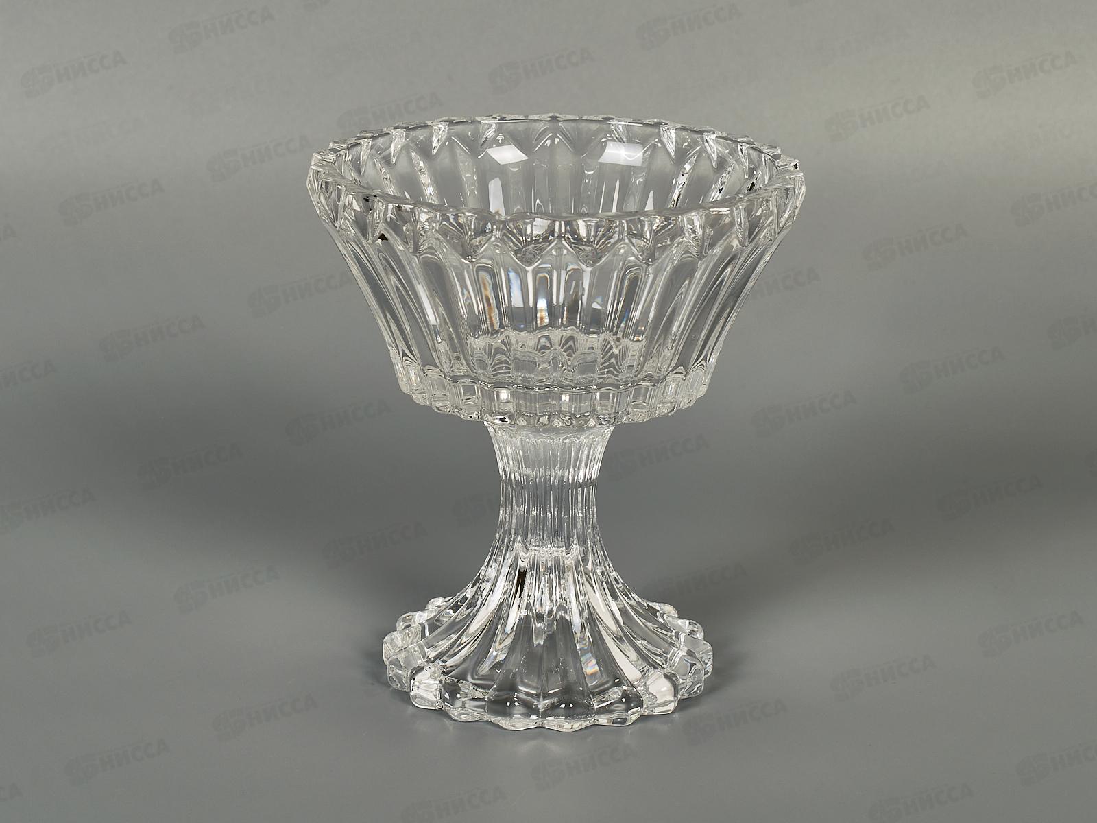 Ваза сервировочное на ножке 8878 13*14,5см 296656