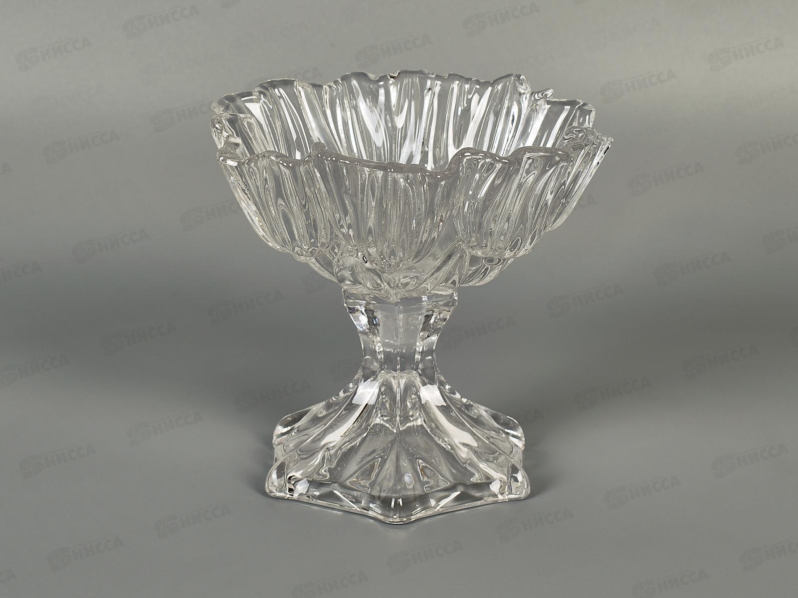 Ваза сервировочная на ножке 8834 14*11*13,5см 296653