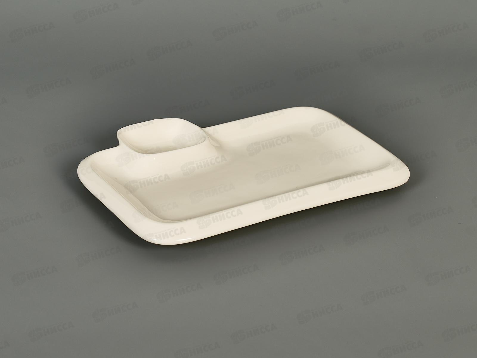 Блюдо сервировочное с соусницей 8839 Issi 21*14см 296231