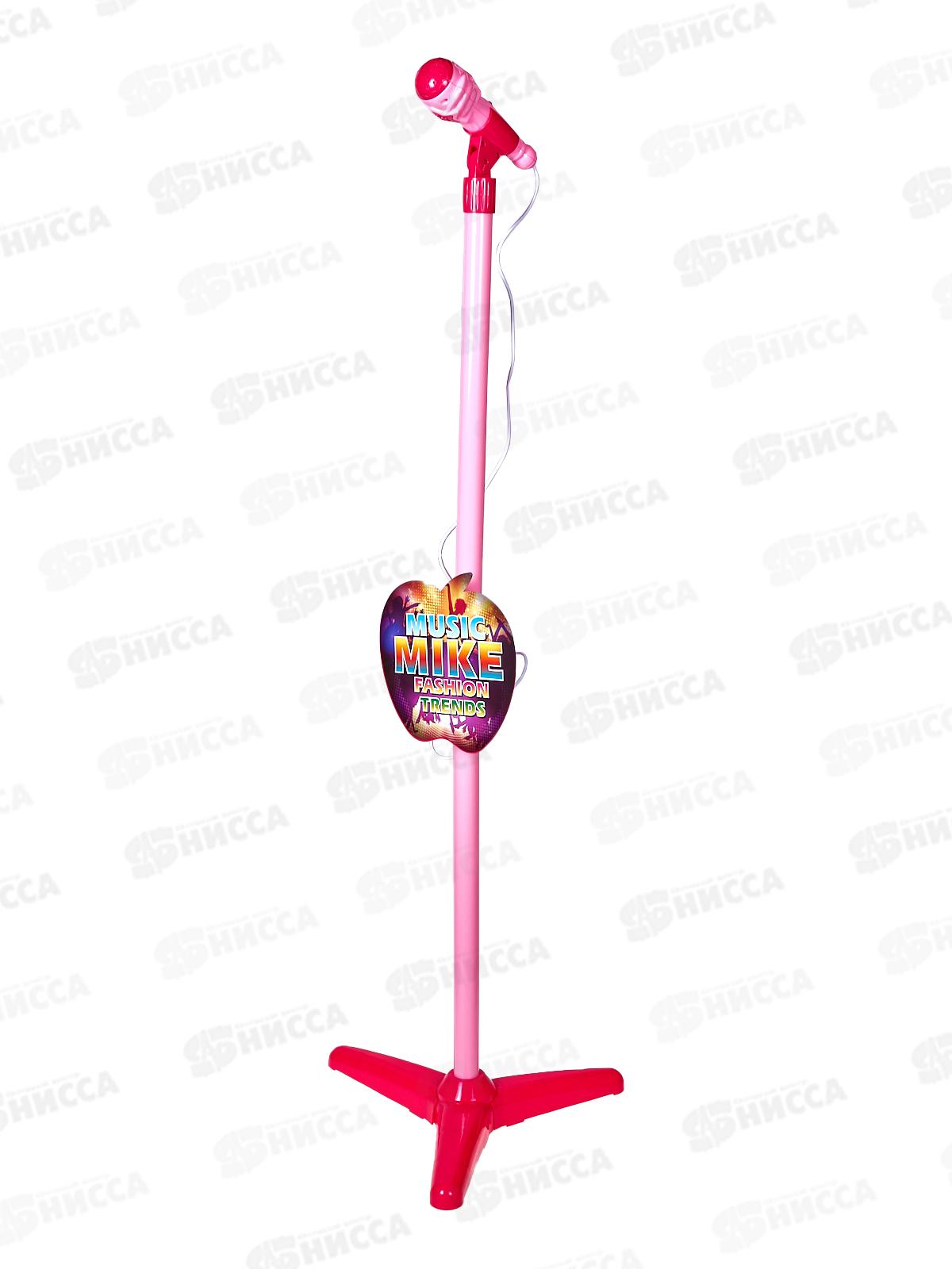 Микрофон №298-21А на стойке, коробка 38,5*5,5*19