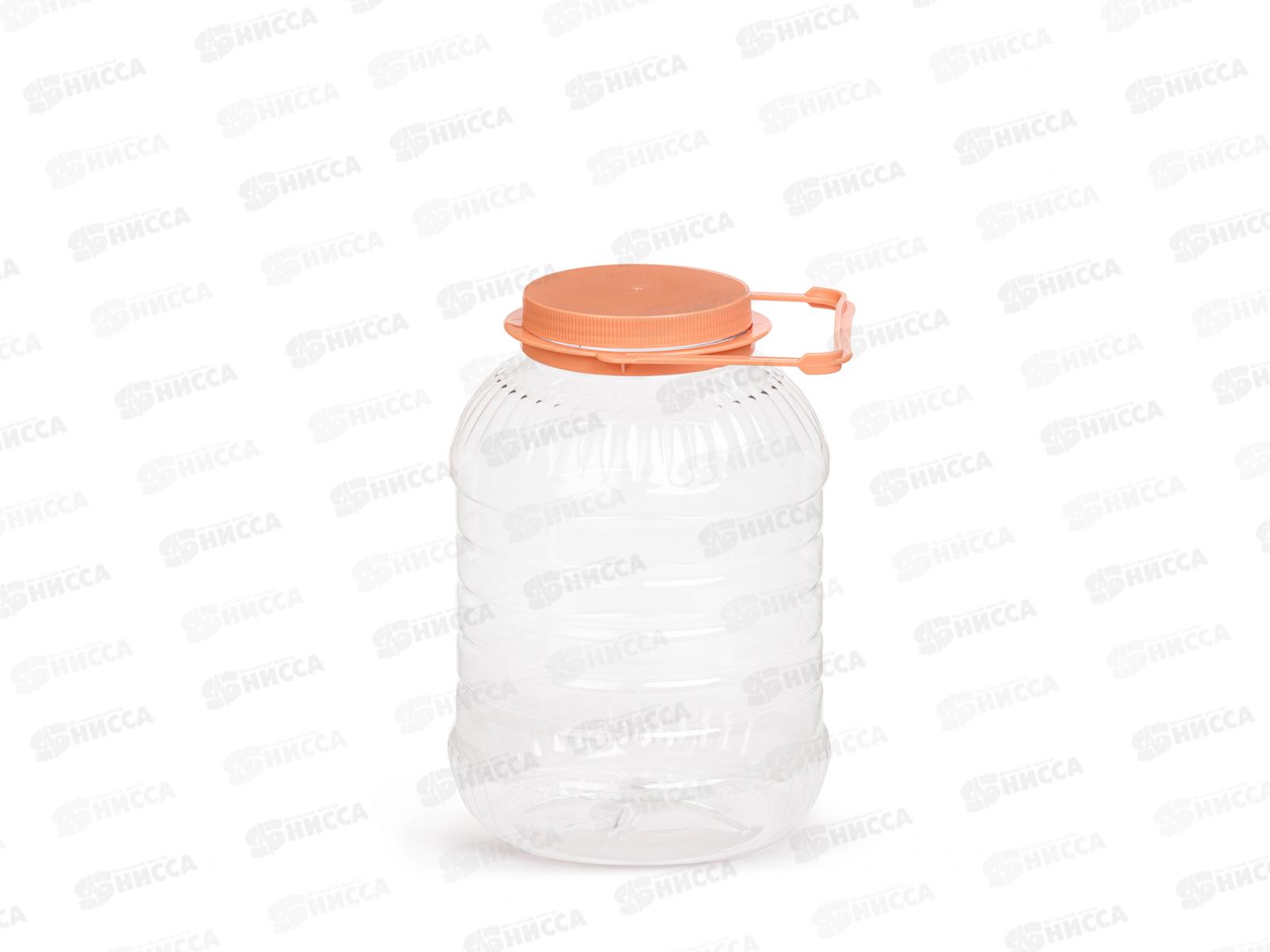 Банка 5л ПЭТ со съемной ручкой *10  М494