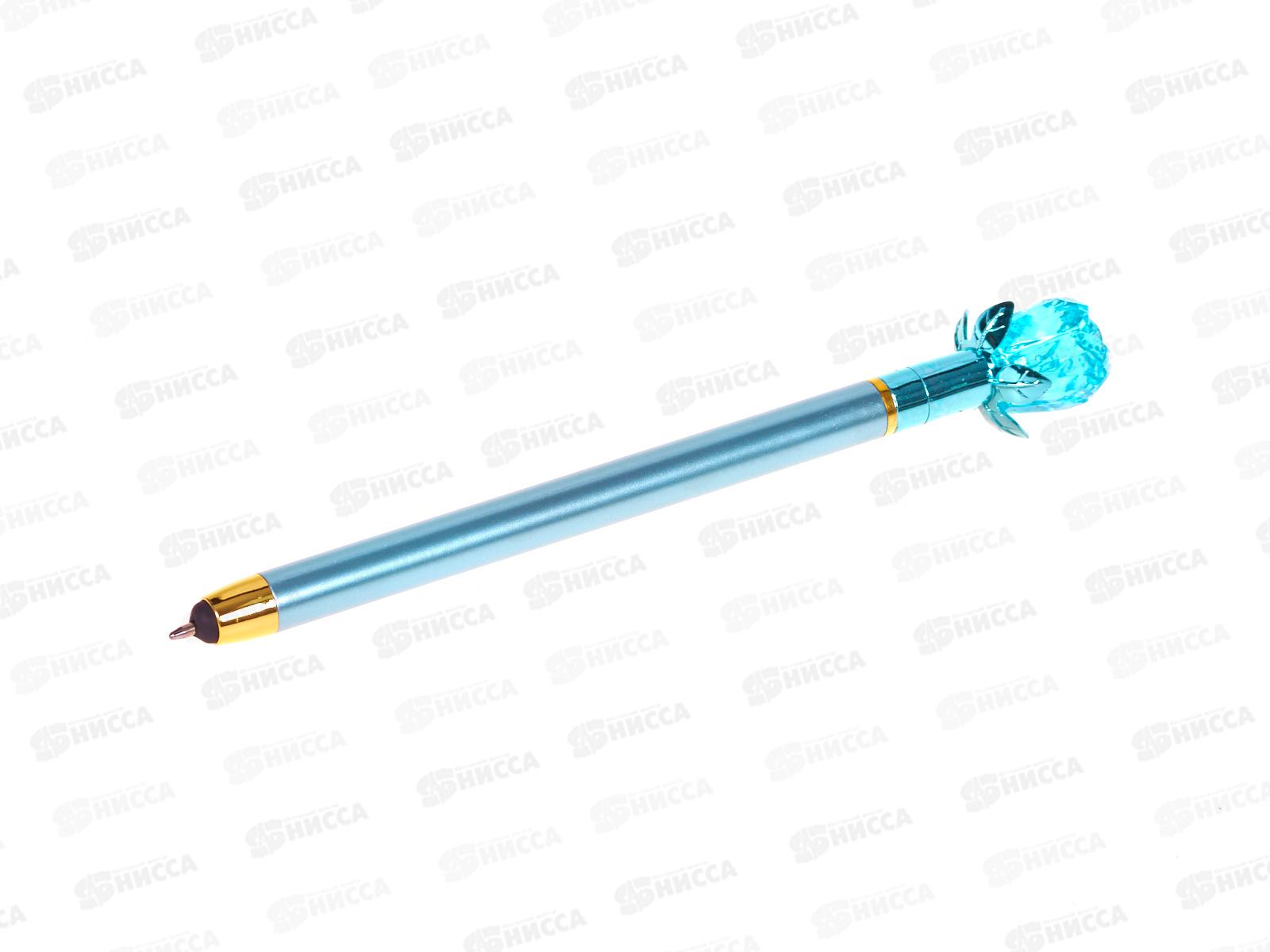 Ручка шарик. синяя с поворотным механизмом Тюльпан NO:6829