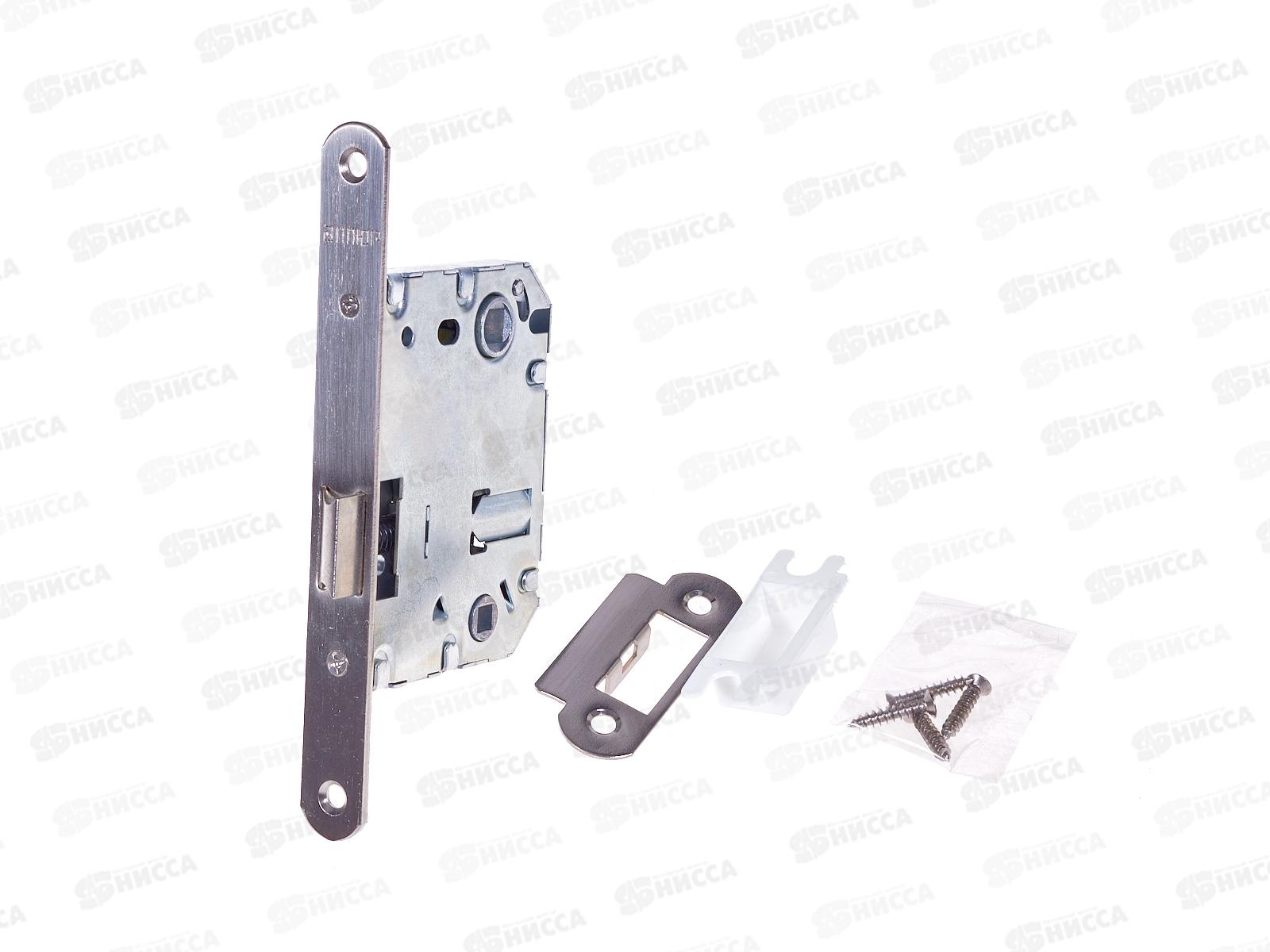 Защелка дверная Аллюр АРТ L7050R SN никель 18мм б/р с фик *20 11568