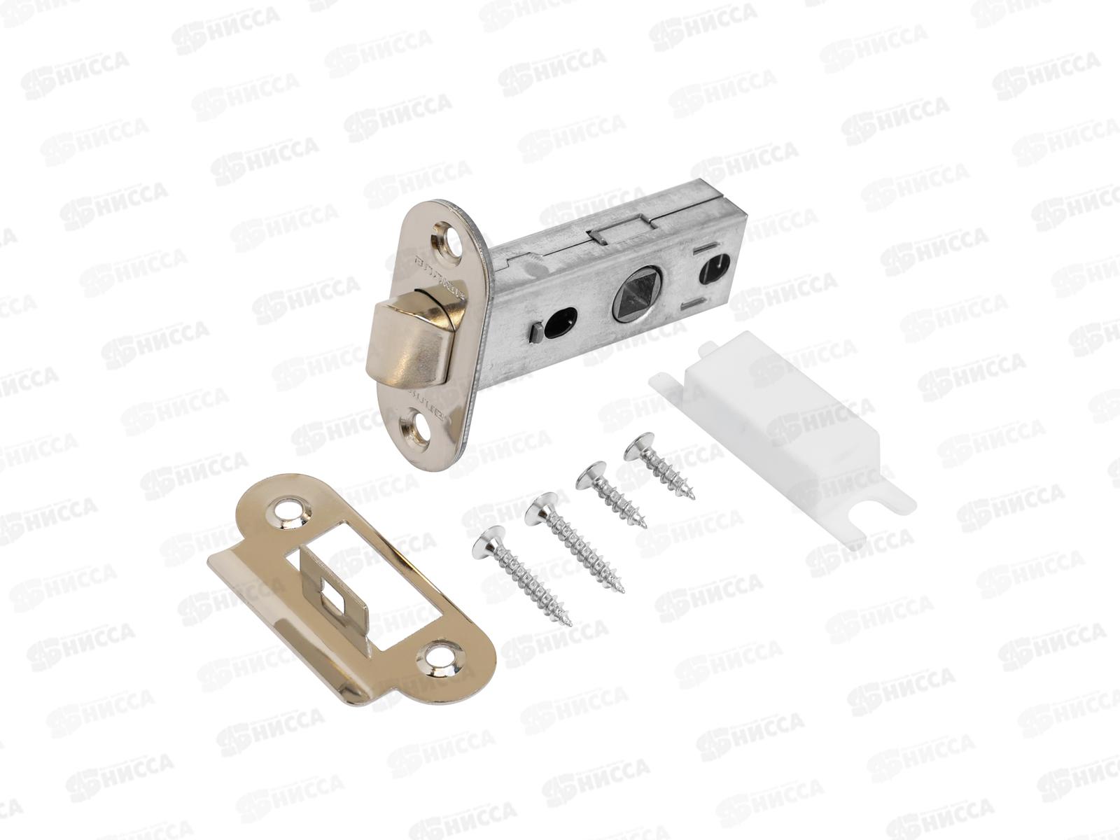 Защелка дверная Аллюр АРТ L45-8-R SN мат.ник В2В планка 25мм 16 548