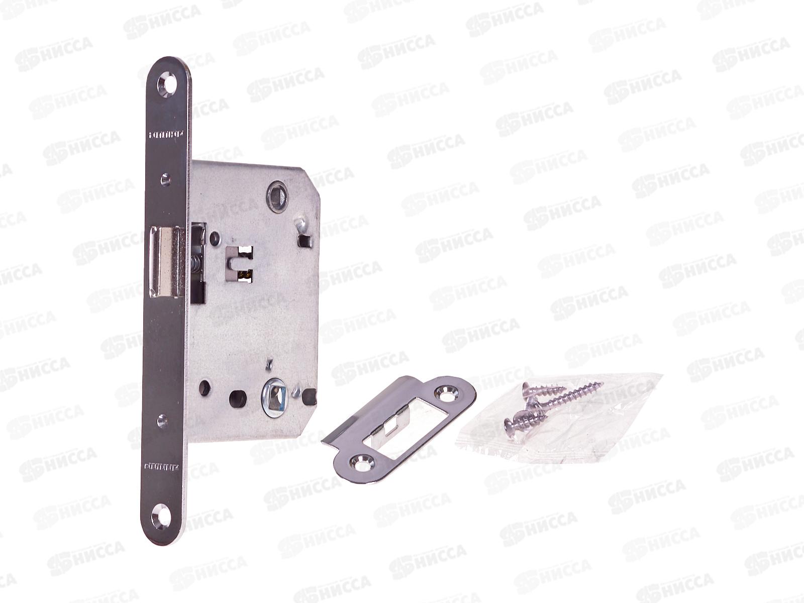 Защелка дверная Аллюр АРТ L7050R CP хром планка 20мм  16 553