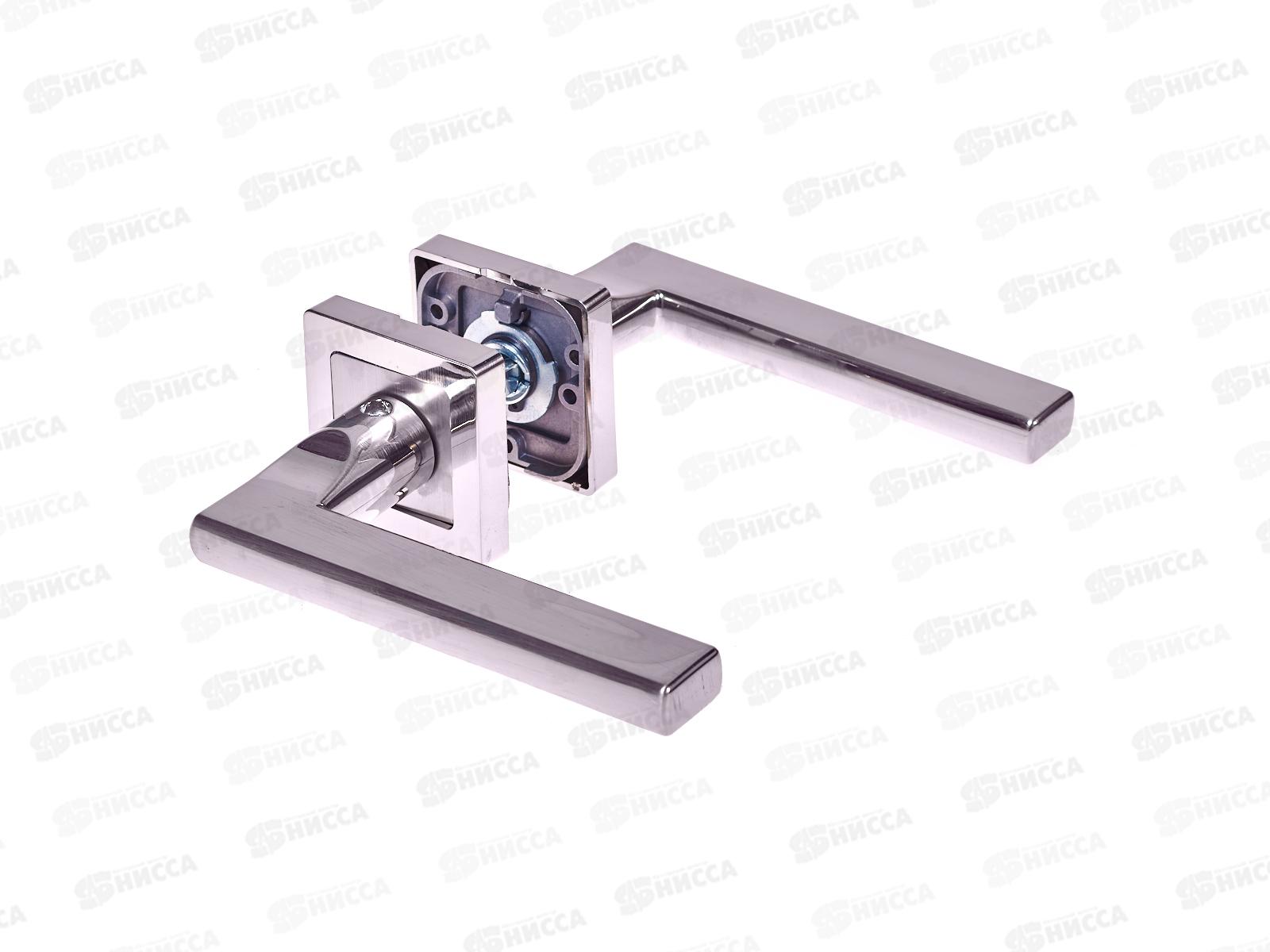 Ручки для дверей Стандарт P71 SN мат.никель квадрат 100мм  17 131