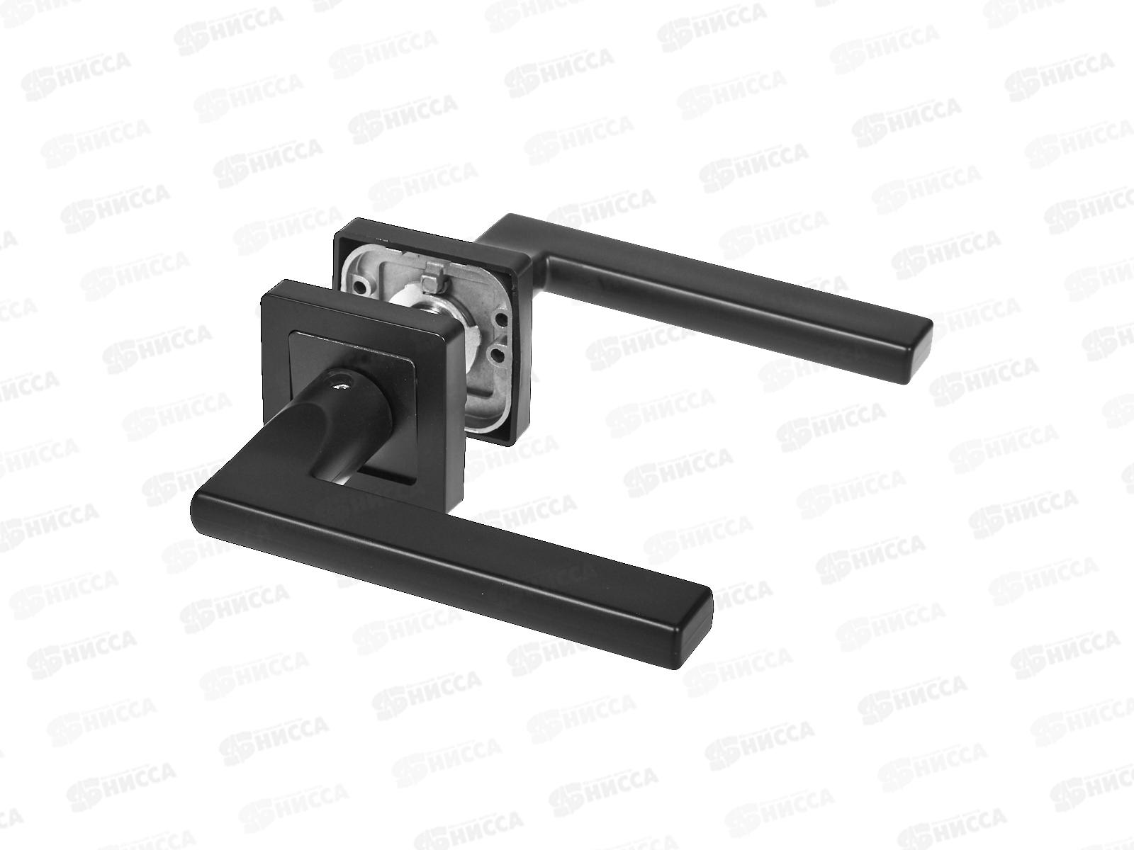 Ручки для дверей Стандарт P71 BL матовый черный квадрат 100мм 17 132