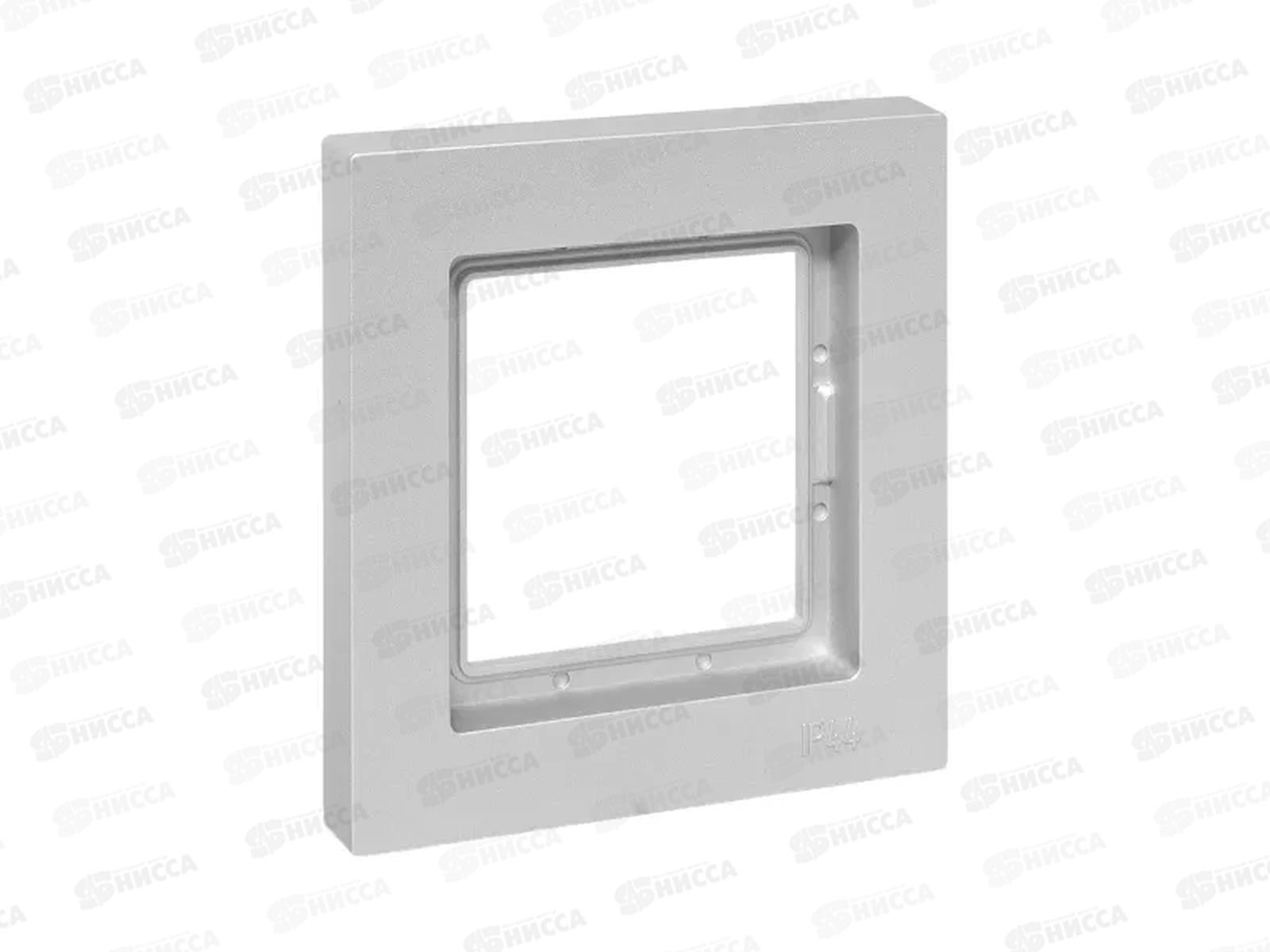 Рамка на 1 пост EKF алюминий, пластик Эпика IP44