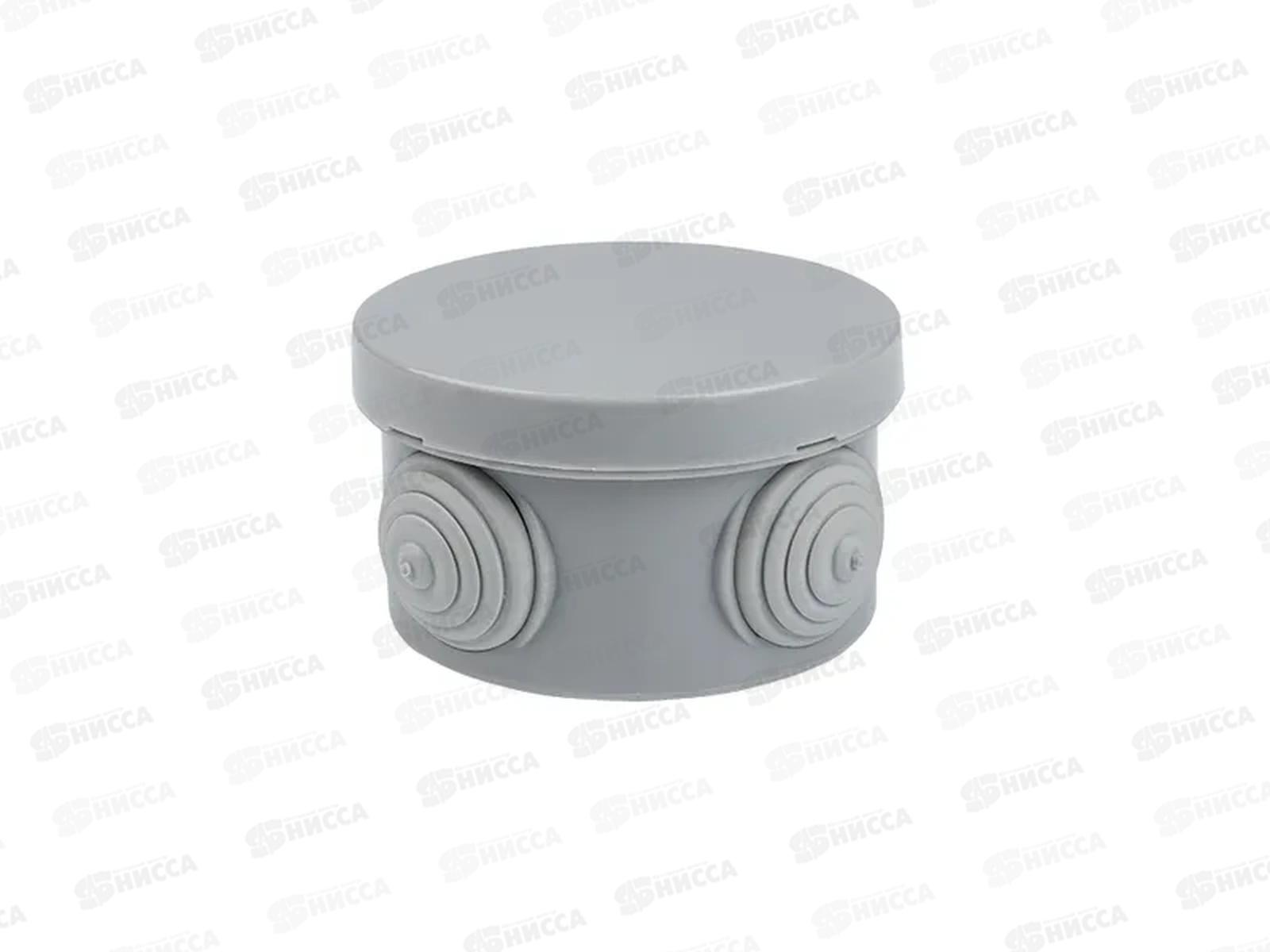 Коробка распределительная КМР-040-038 с крышкой наружная (65*40мм) 4 мембранных ввода IP54 EKF P