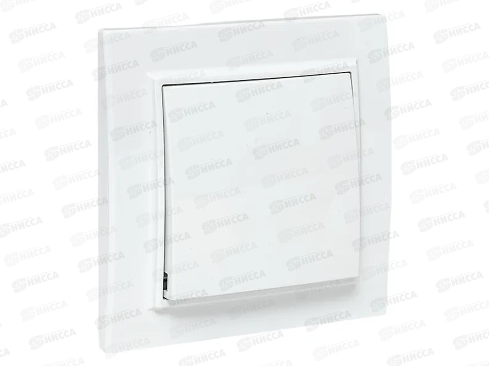 Выключатель EKF Минск 1-клавишный скрытой установки,10А, белый