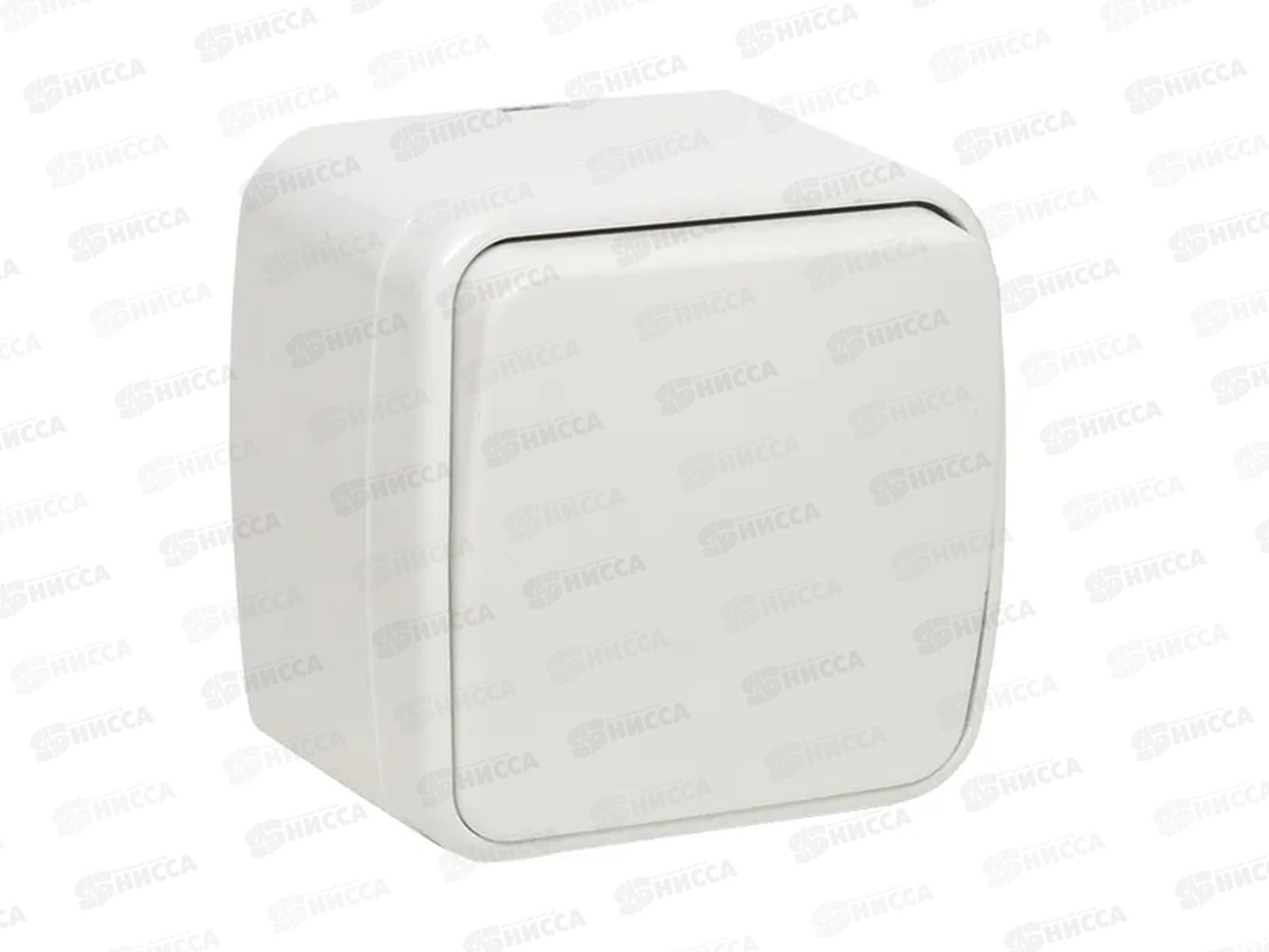 Выключатель EKF Минск 1-клавишный ОП 10А белый *10/200