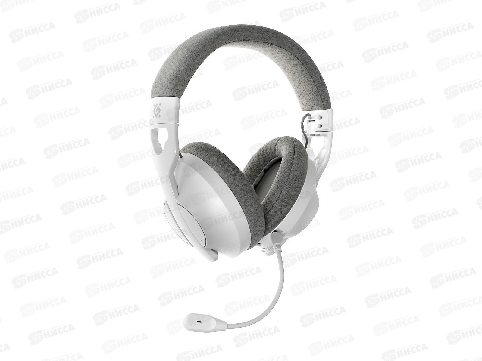 Гарнитура Defender Weaver PRO беспроводная 2.4G, Bluetooth, белый