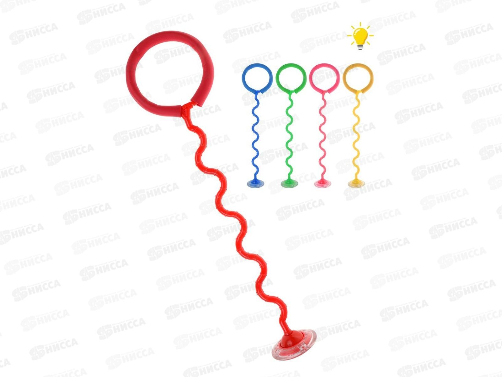 Нейроскакалка Змейка, диск PVC со светом, в ассорт. 636252 пакет