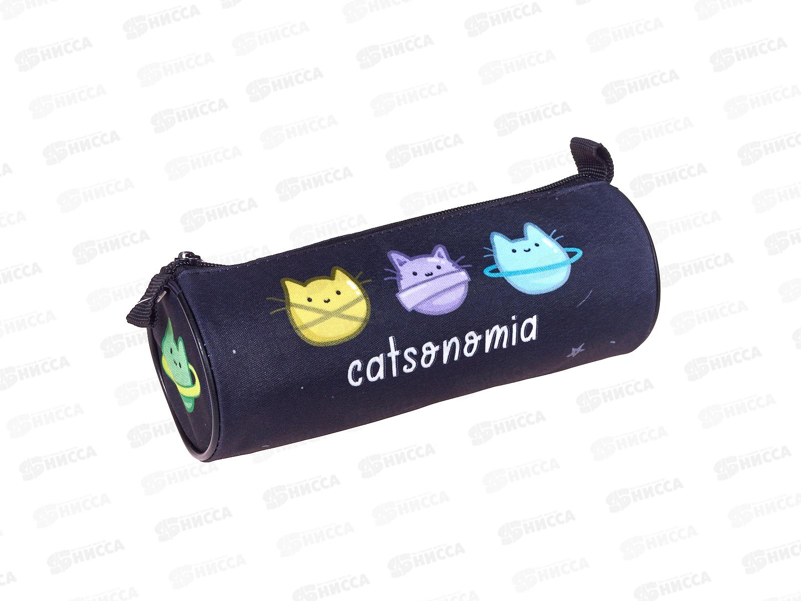 Пенал-тубус ПЧЕЛКА Catsonomia 2025, молн., ПТ-221 *100
