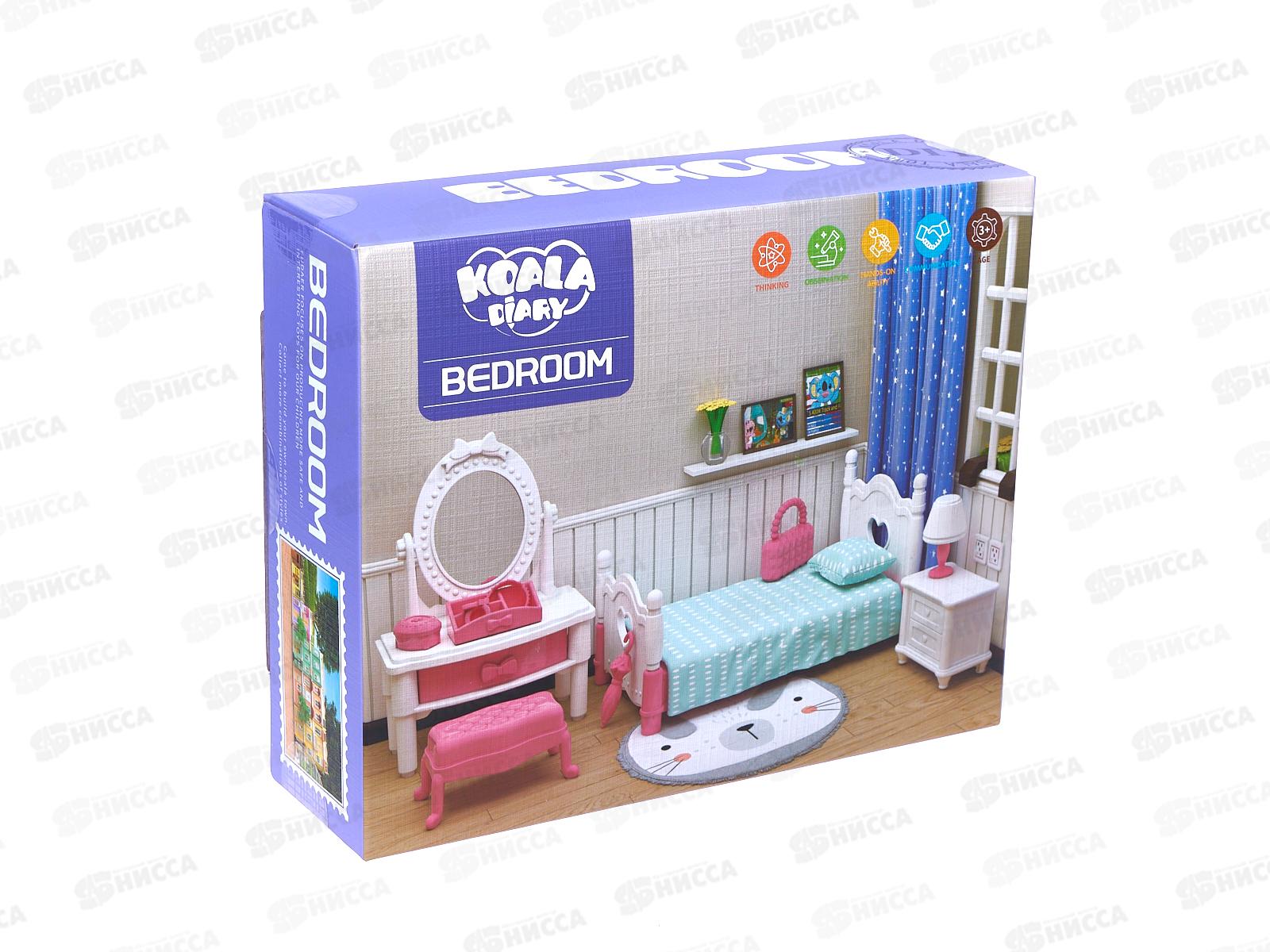 Мебель для куклы FDE87411 Спальня в коробке  гб