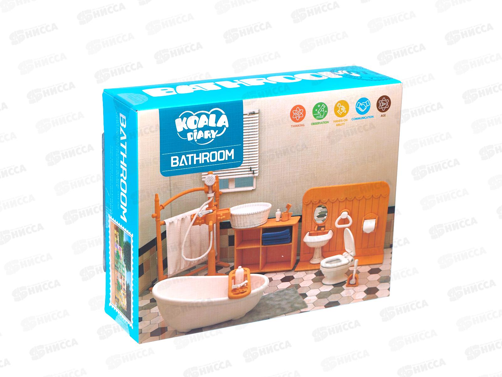 Мебель для куклы FDE87412 Ванная комната в коробке  гб